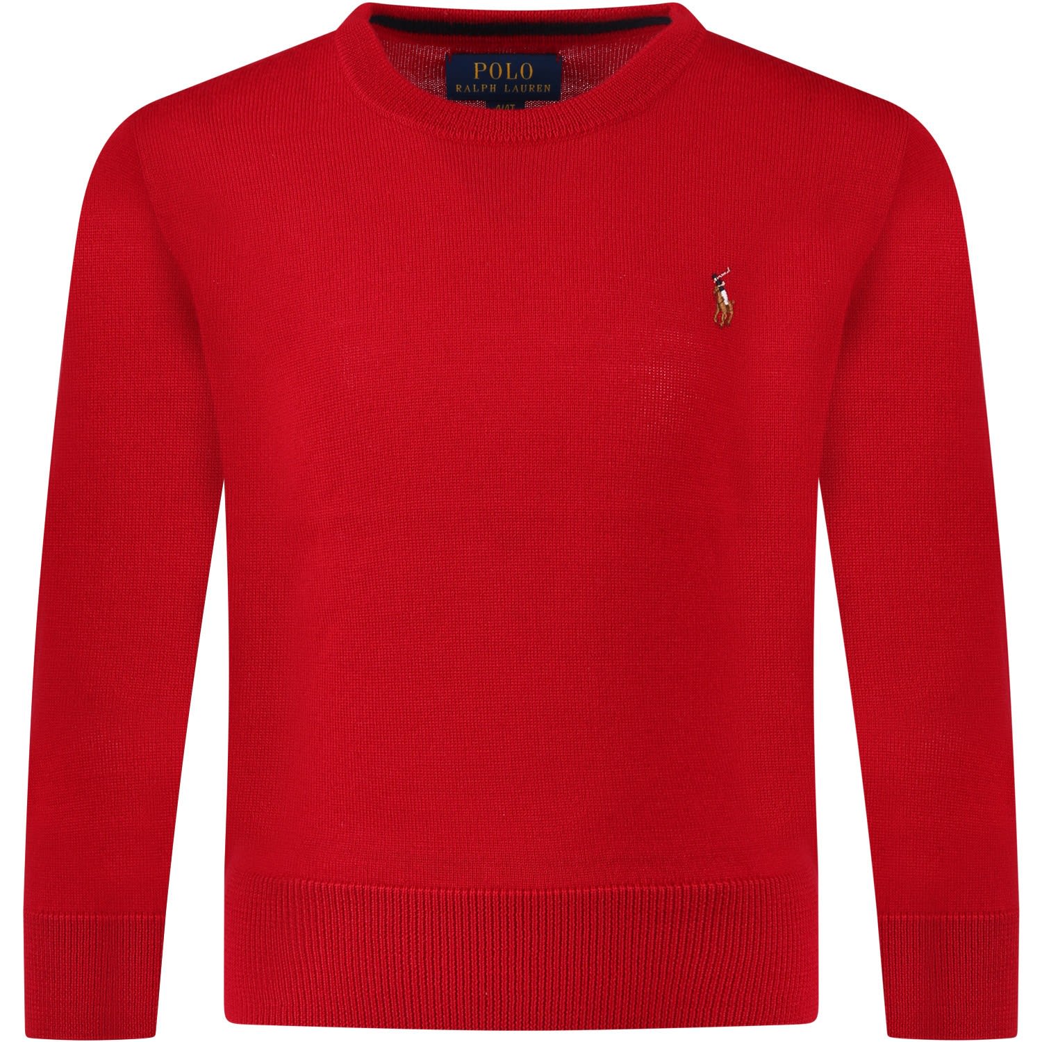 red sweater ralph lauren