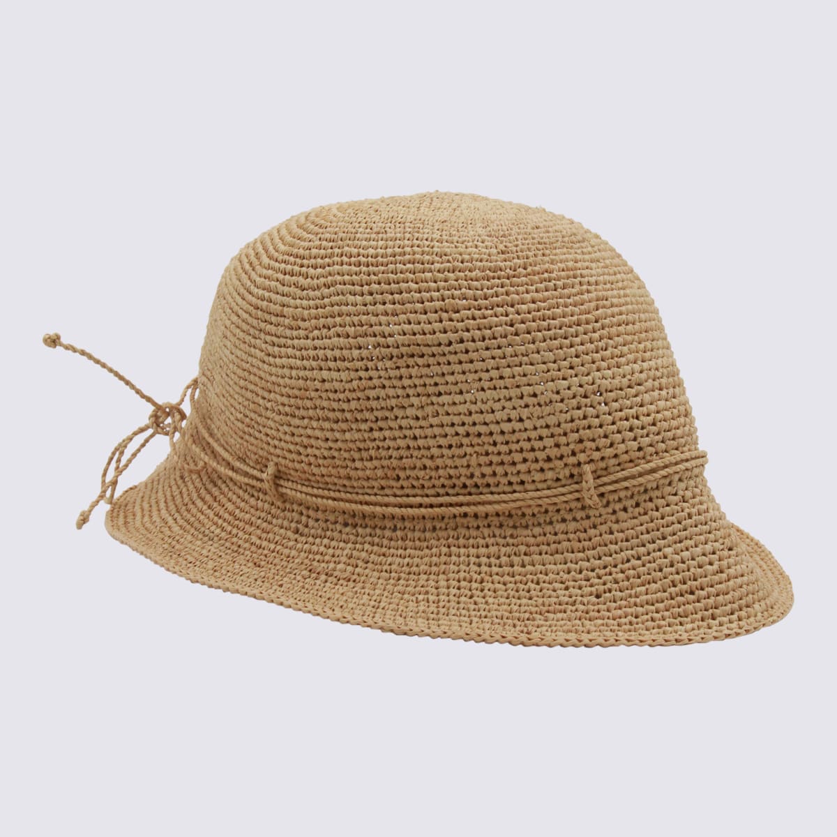 Helen Kaminski Wide Brim Woven Texture Casual Hat In Brown