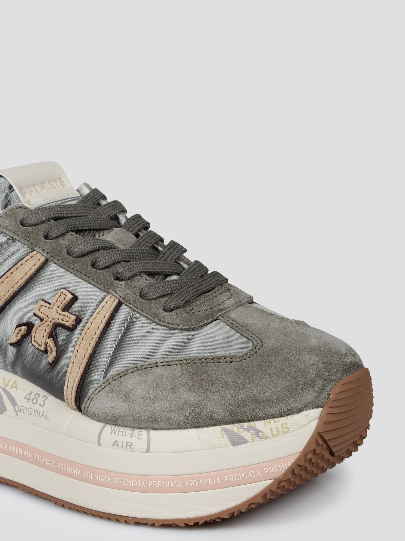 Shop Premiata Beth 6956 Sneakers In Grey