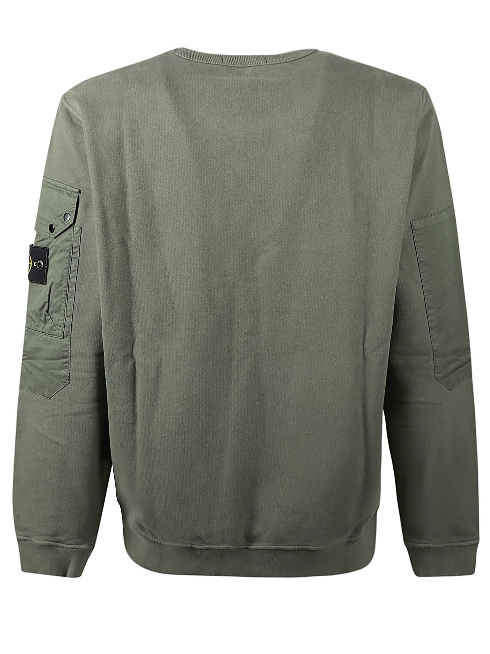 Shop Stone Island Sweatshirt In Musk