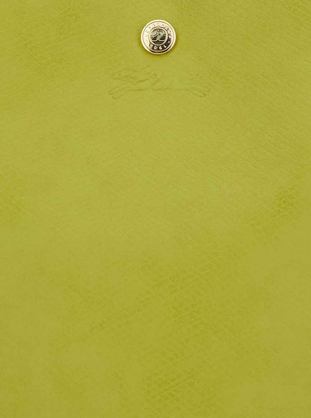 Longchamp Epure Yellow Bucket Bag With Logo Plaque On The Front And Snap Closure In Leather Woman