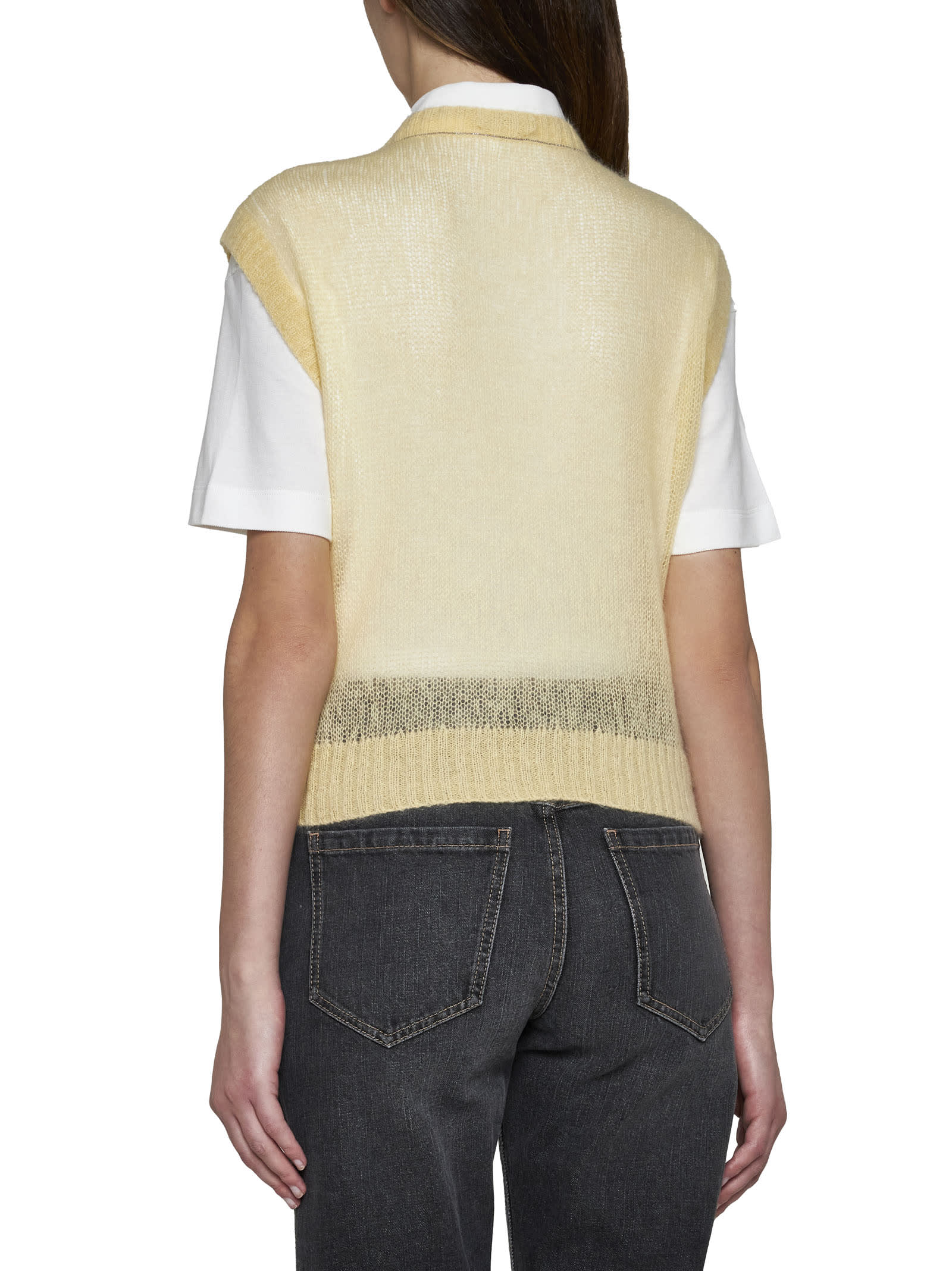 Shop Brunello Cucinelli Sweater In Yellow