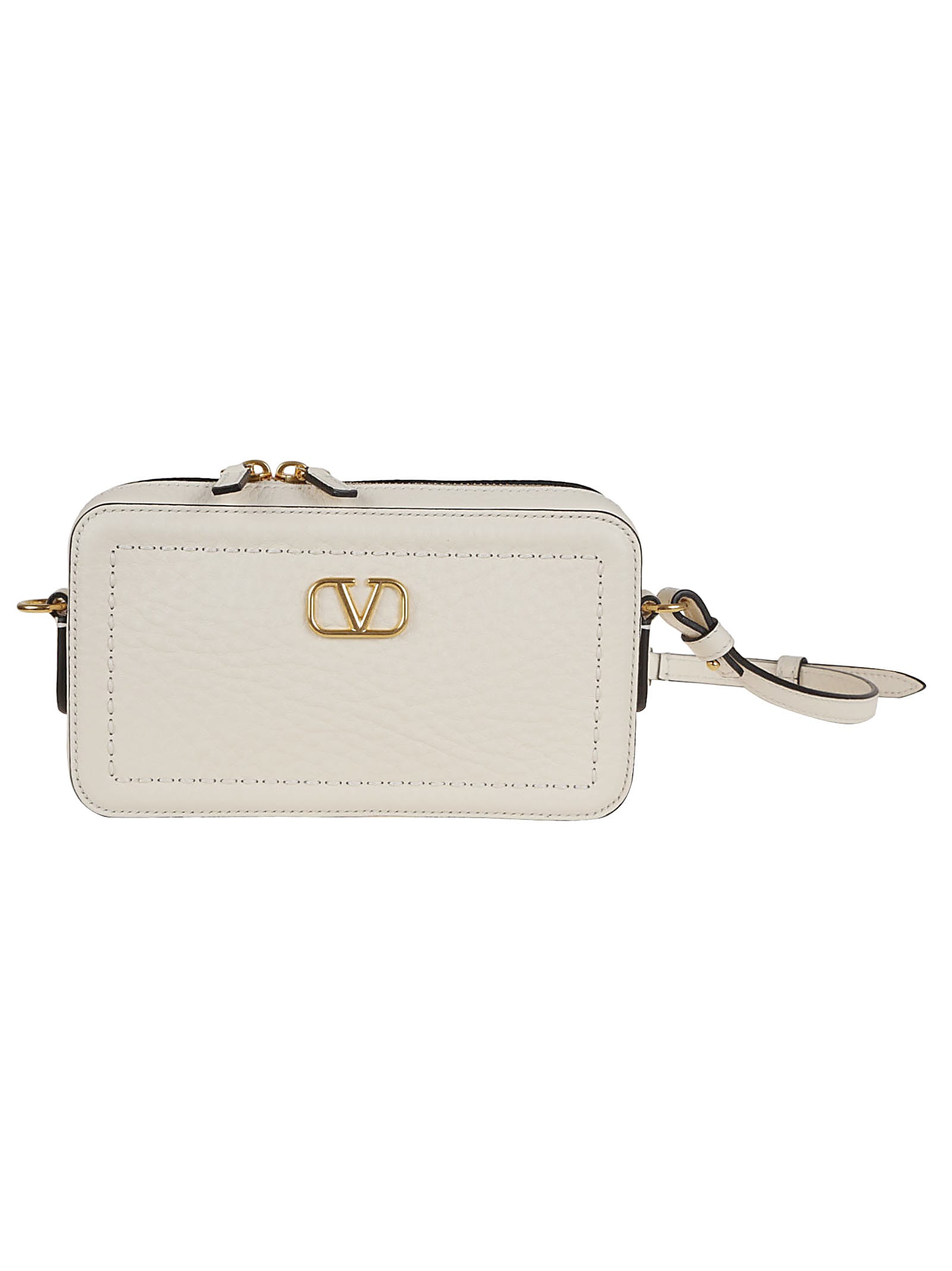 Valentino Mini Camera Case Alltime In Ivory