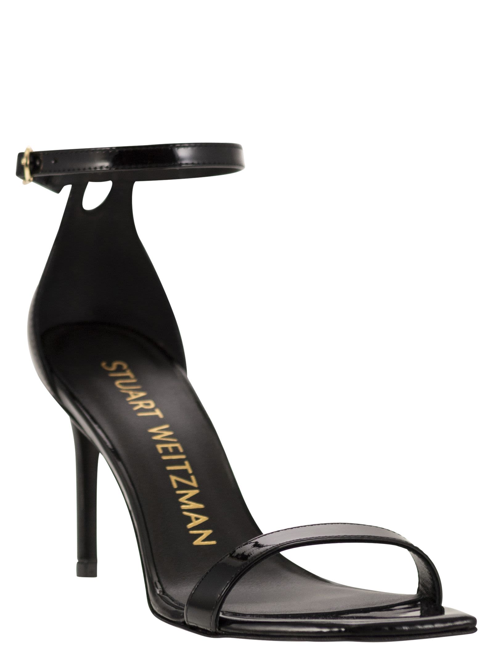 Shop Stuart Weitzman Nunakedcurve 85 - High Sandals In Black