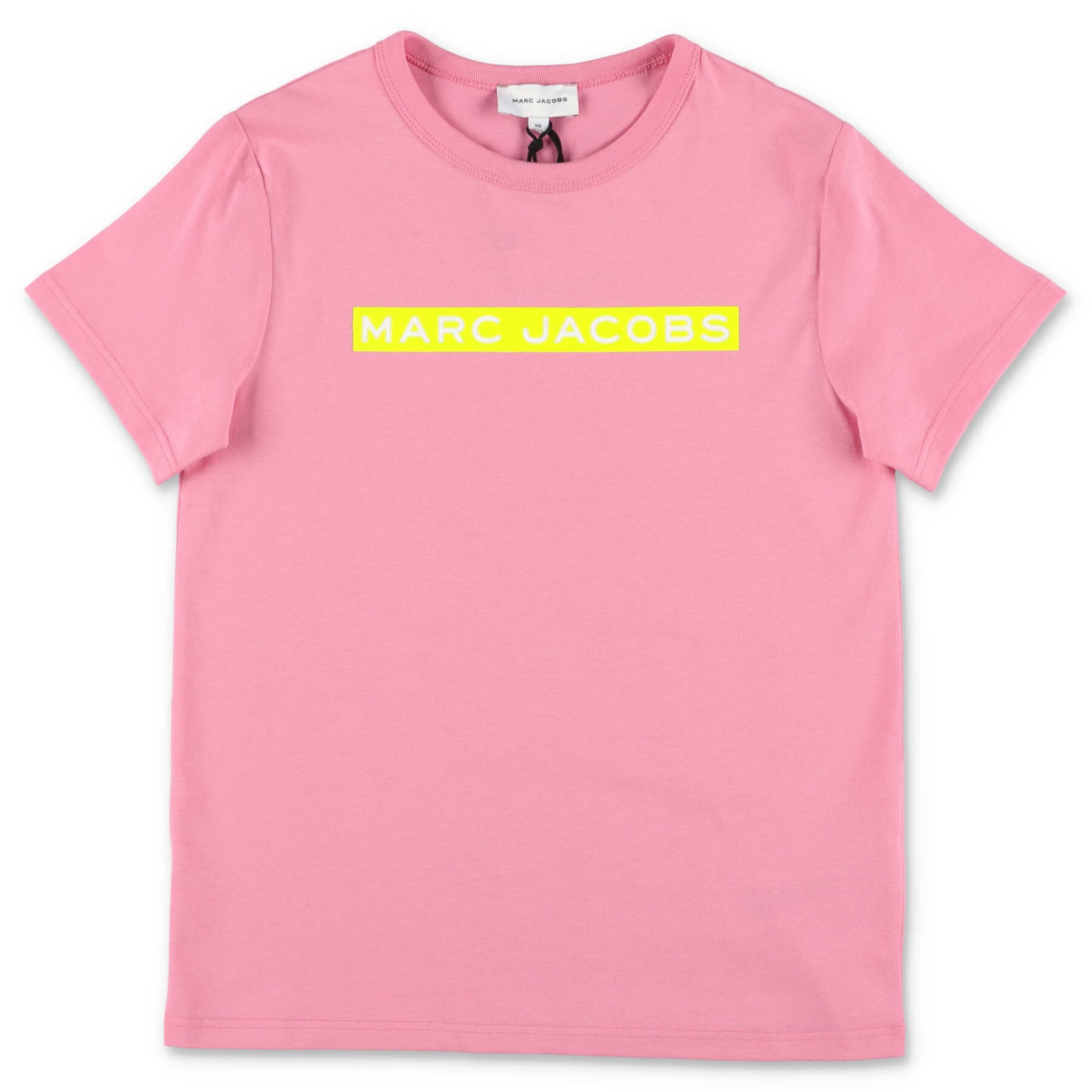 MARC JACOBS MARC JACOBS T-SHIRT FUCSIA IN JERSEY DI COTONE BAMBINA
