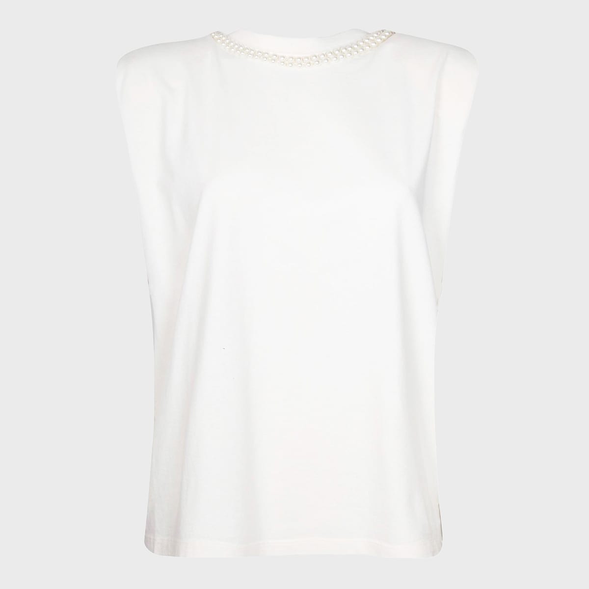 Shop Golden Goose White Cotton T-shirt In Heritage White