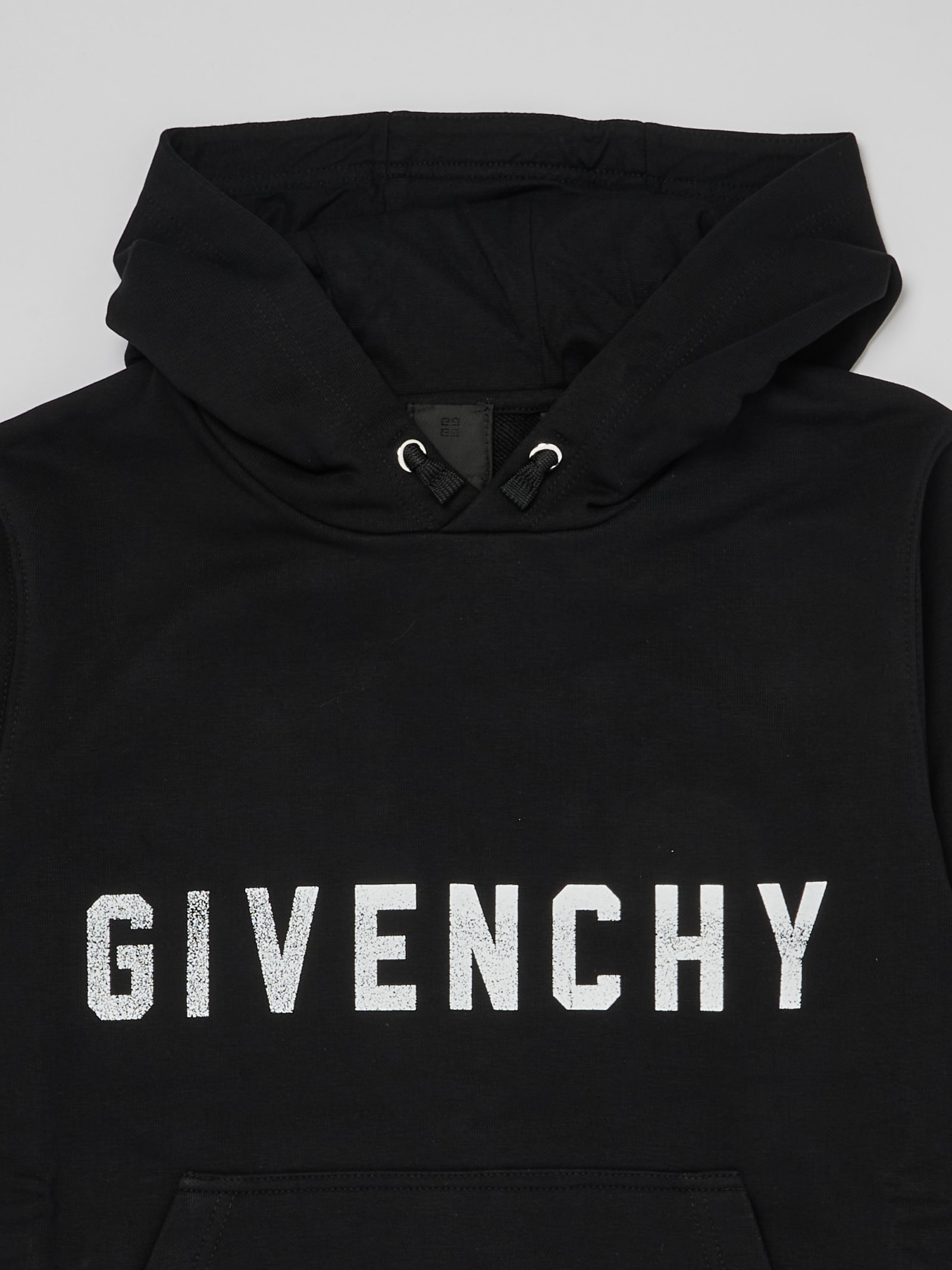 Shop Givenchy Hoodie Sweatshirt In Nero