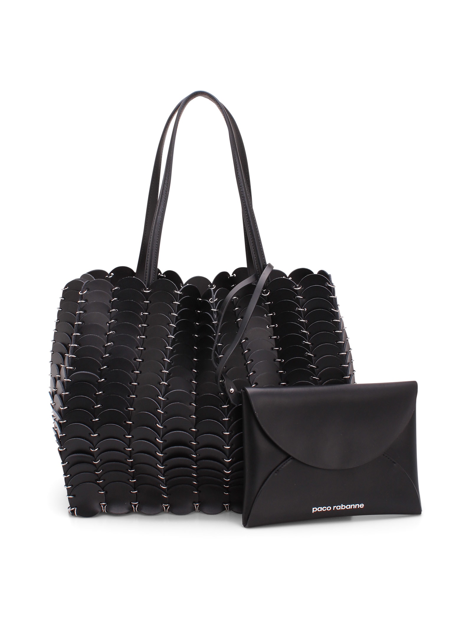 Paco Rabanne pacoio Leather Shopping Bag