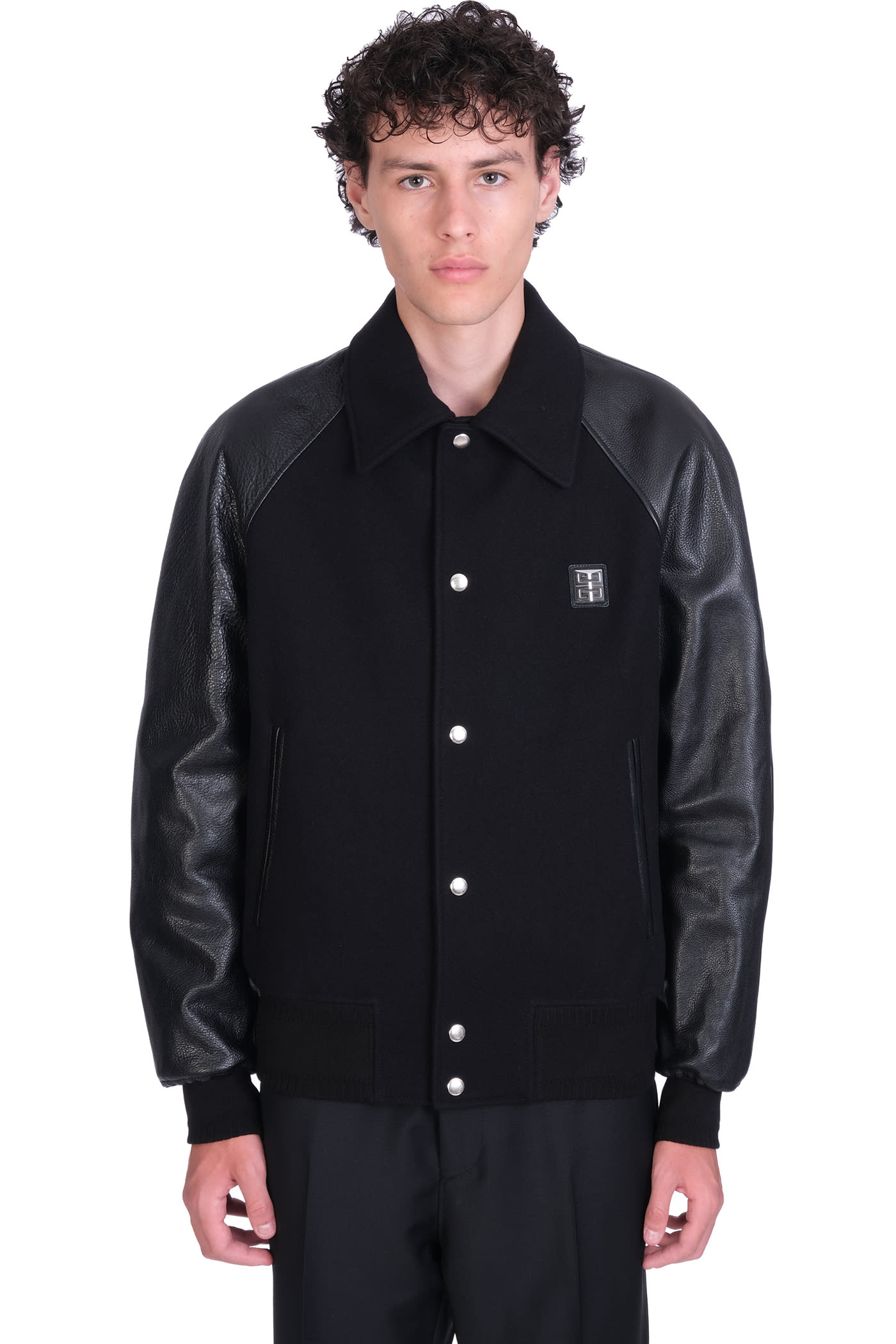 Givenchy Casual Jacket In Black Wool