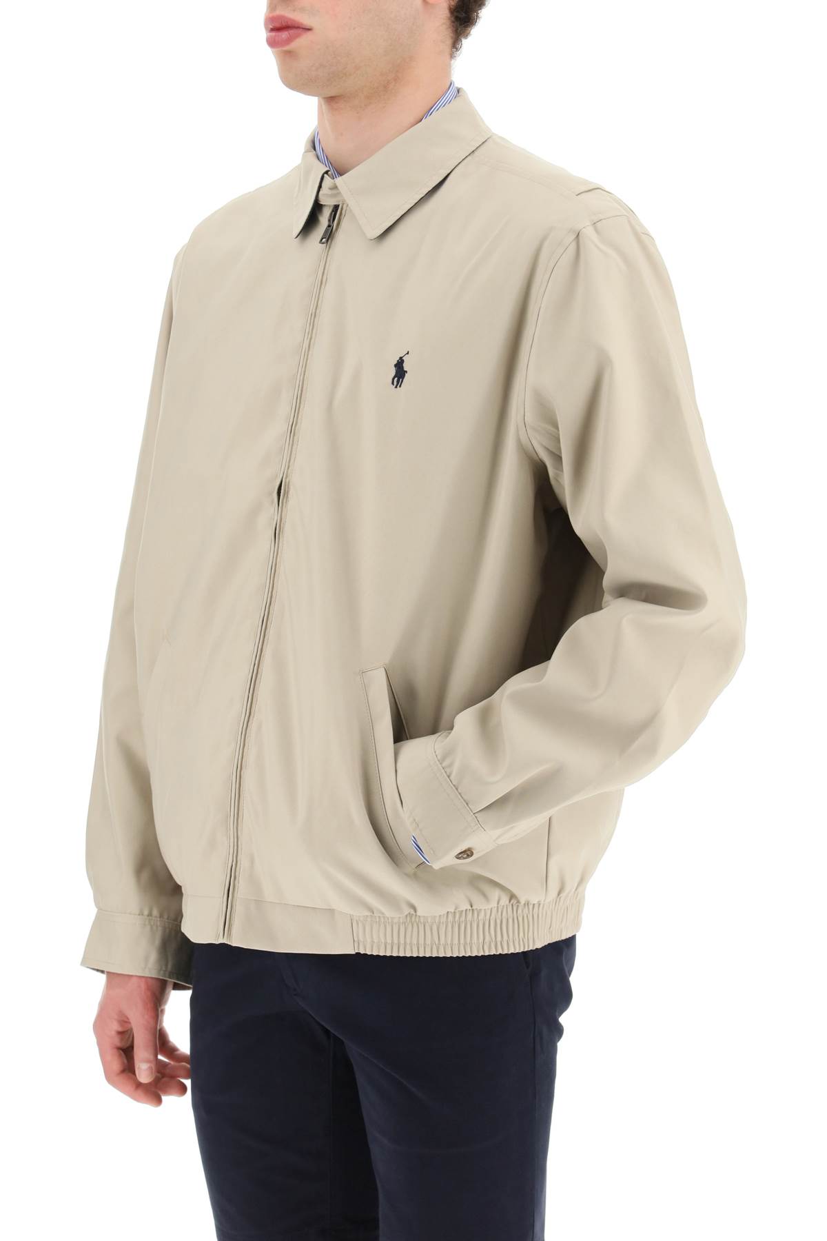 Polo Ralph Lauren Cotton Bi-swing Jacket In Khaki
