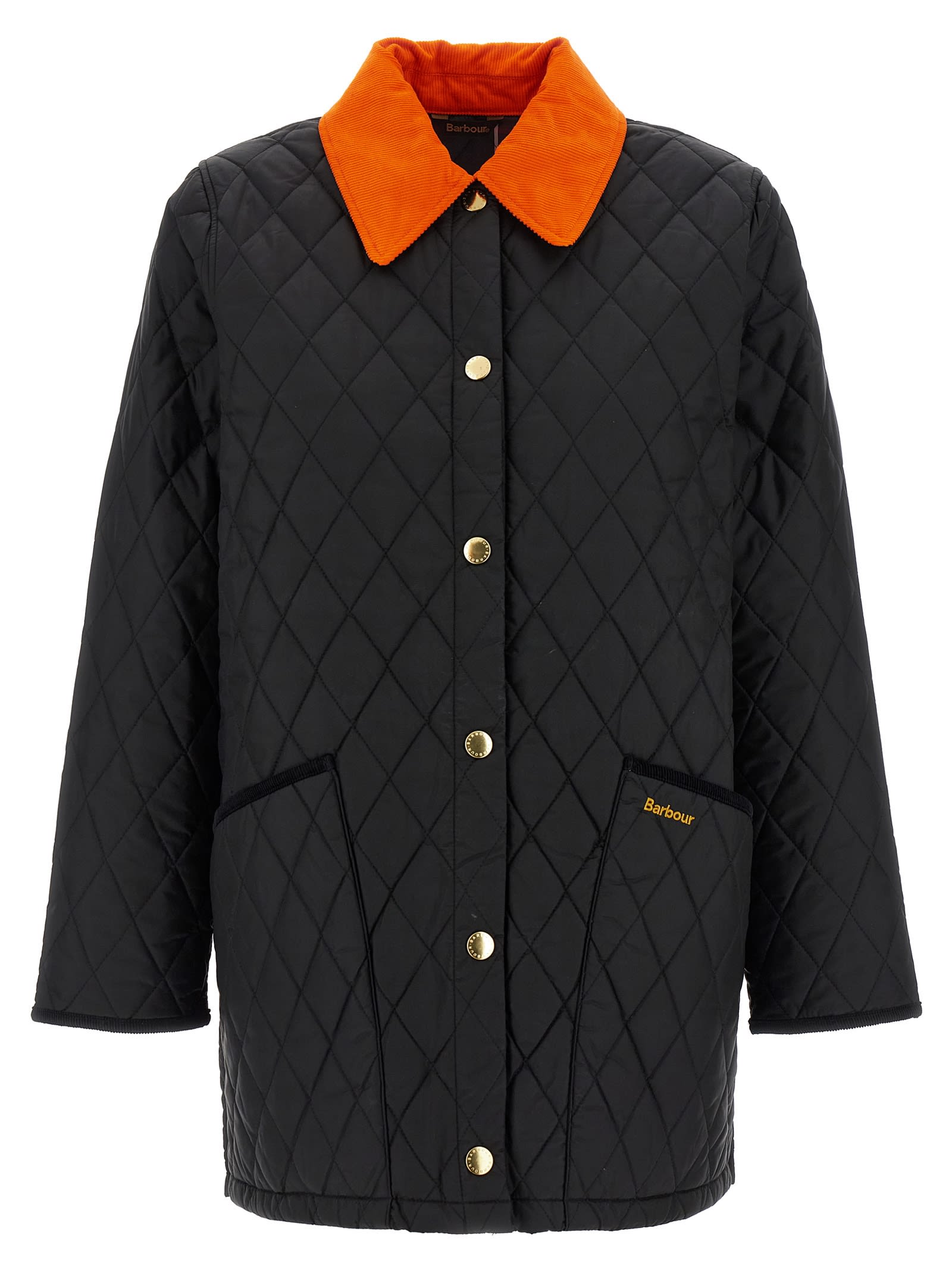 Barbour Icons Modern Puffer Jackets Black In Black