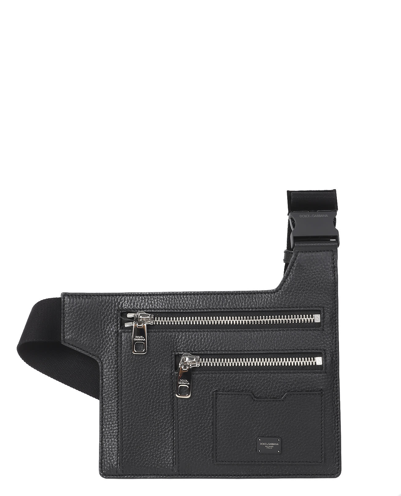 Dolce & Gabbana Black Palermo Belt Bag