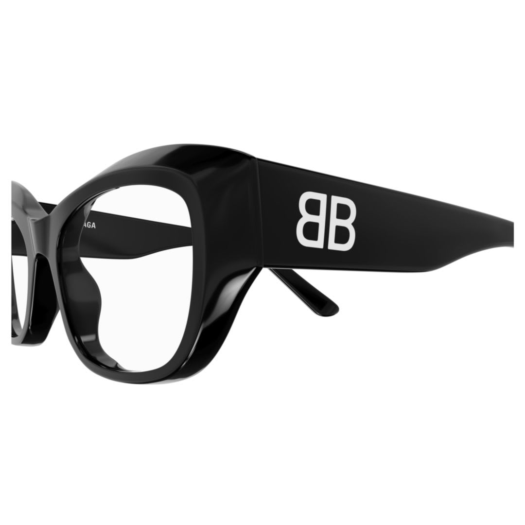 Balenciaga Eyewear Butterfly Frame Glasses In Black