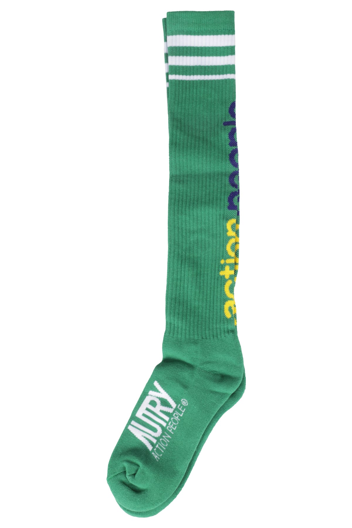 Shop Autry Socks Aerobic Unisex In Green
