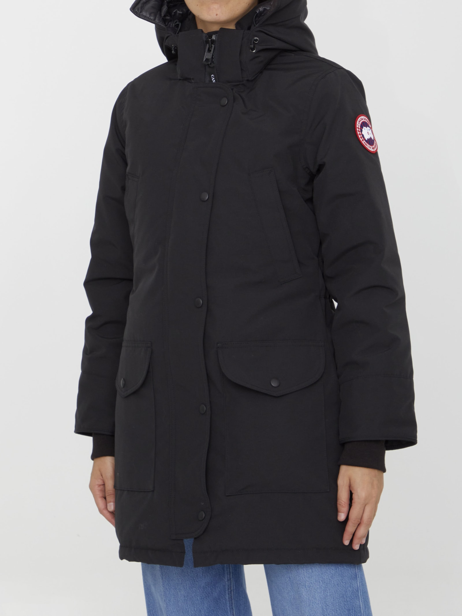 Shop Canada Goose Trillium Parka In Black