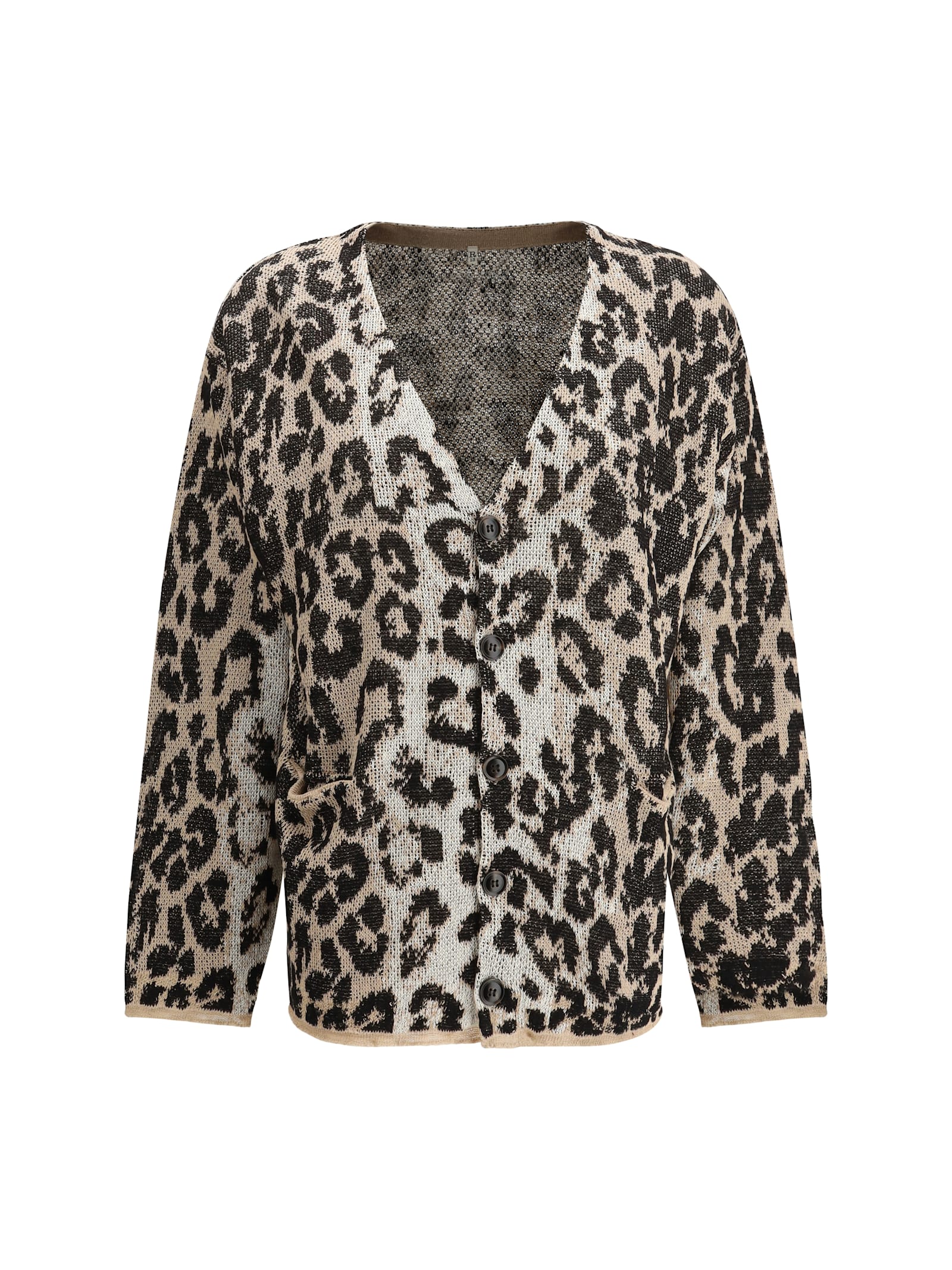 Leopard Boyfriend Cardigan