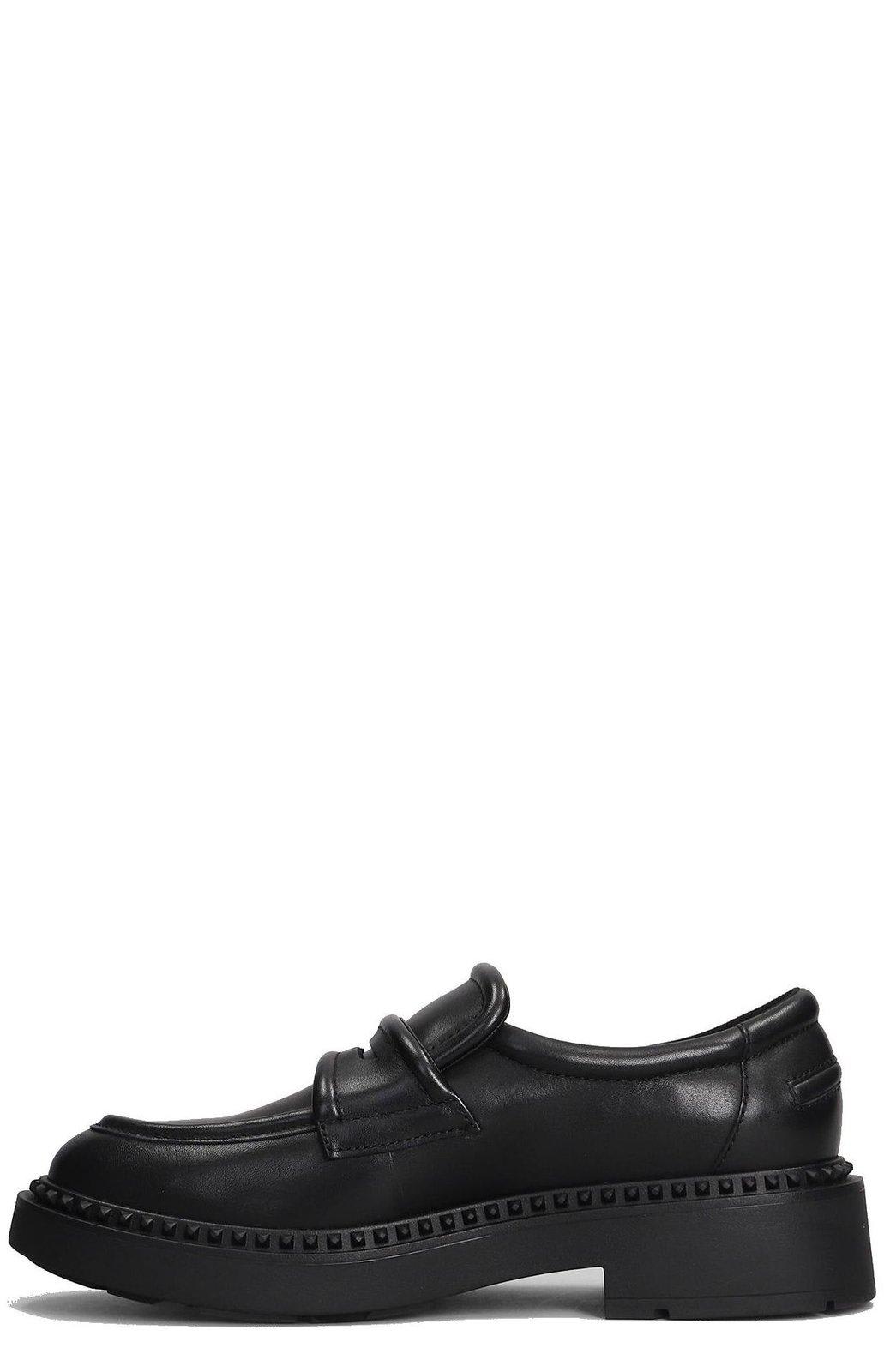 Shop Ash Miracle Slip-on Loafers In Black