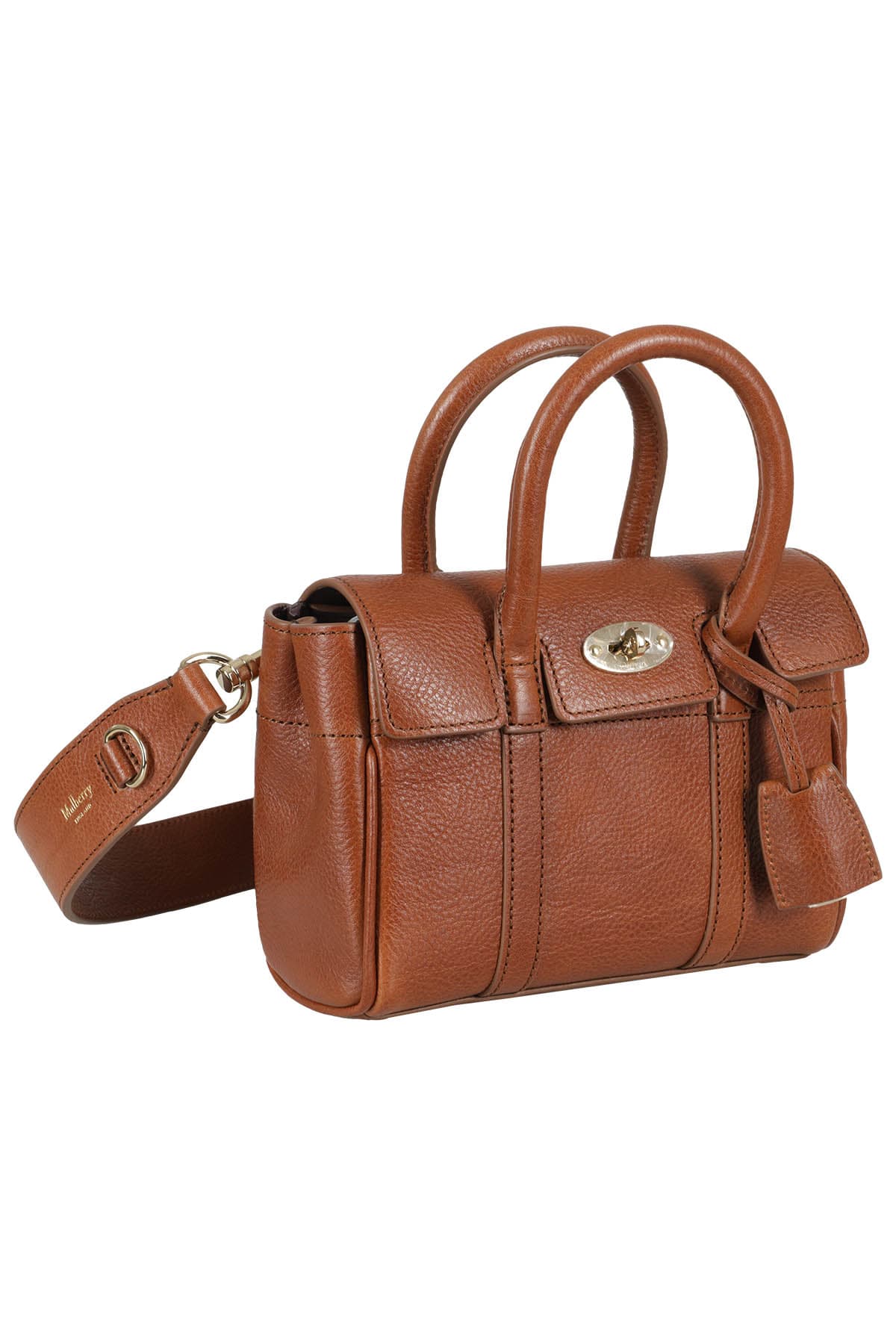 Shop Mulberry Mini Bayswater Nvt In Oak