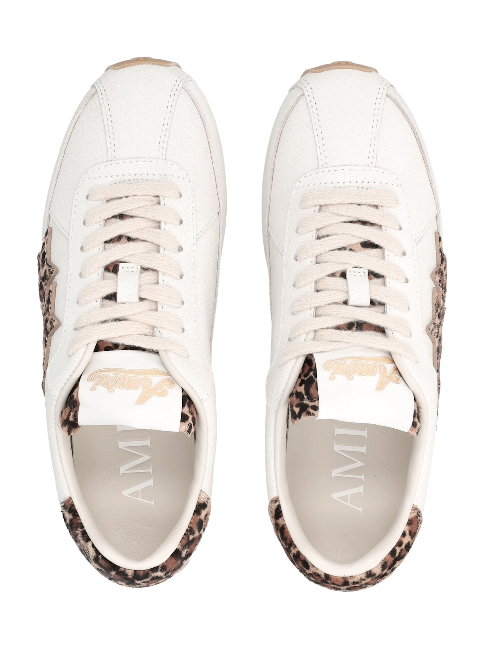 Amiri Leopard Pacific Flat Womans Sneakers In Animal Print