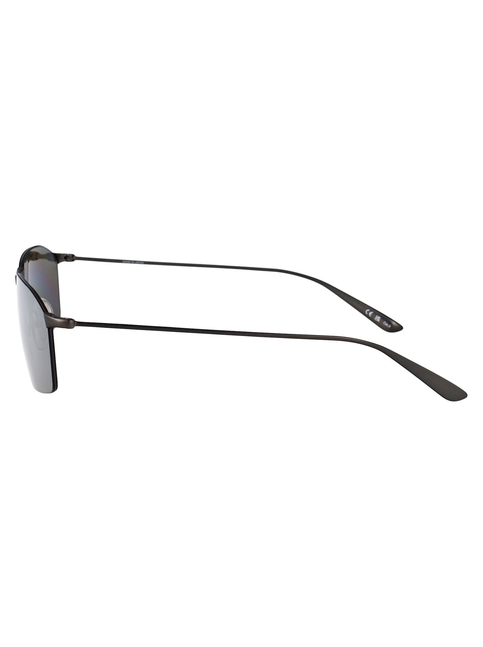 Balenciaga Bb0413s Sunglasses In Ruthenium-ruthenium-silver