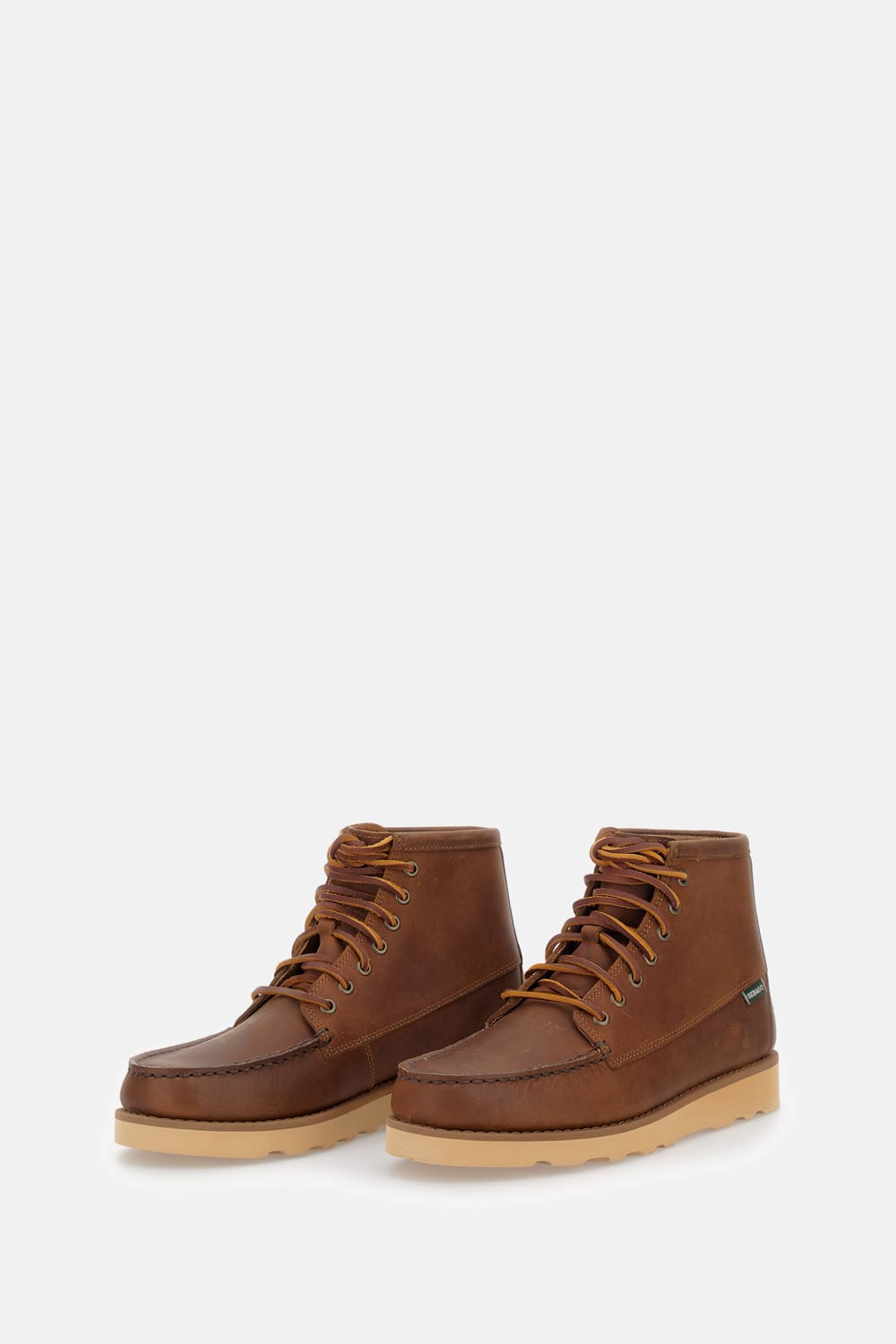 Sebago Brown Lace Up Boots In Brown