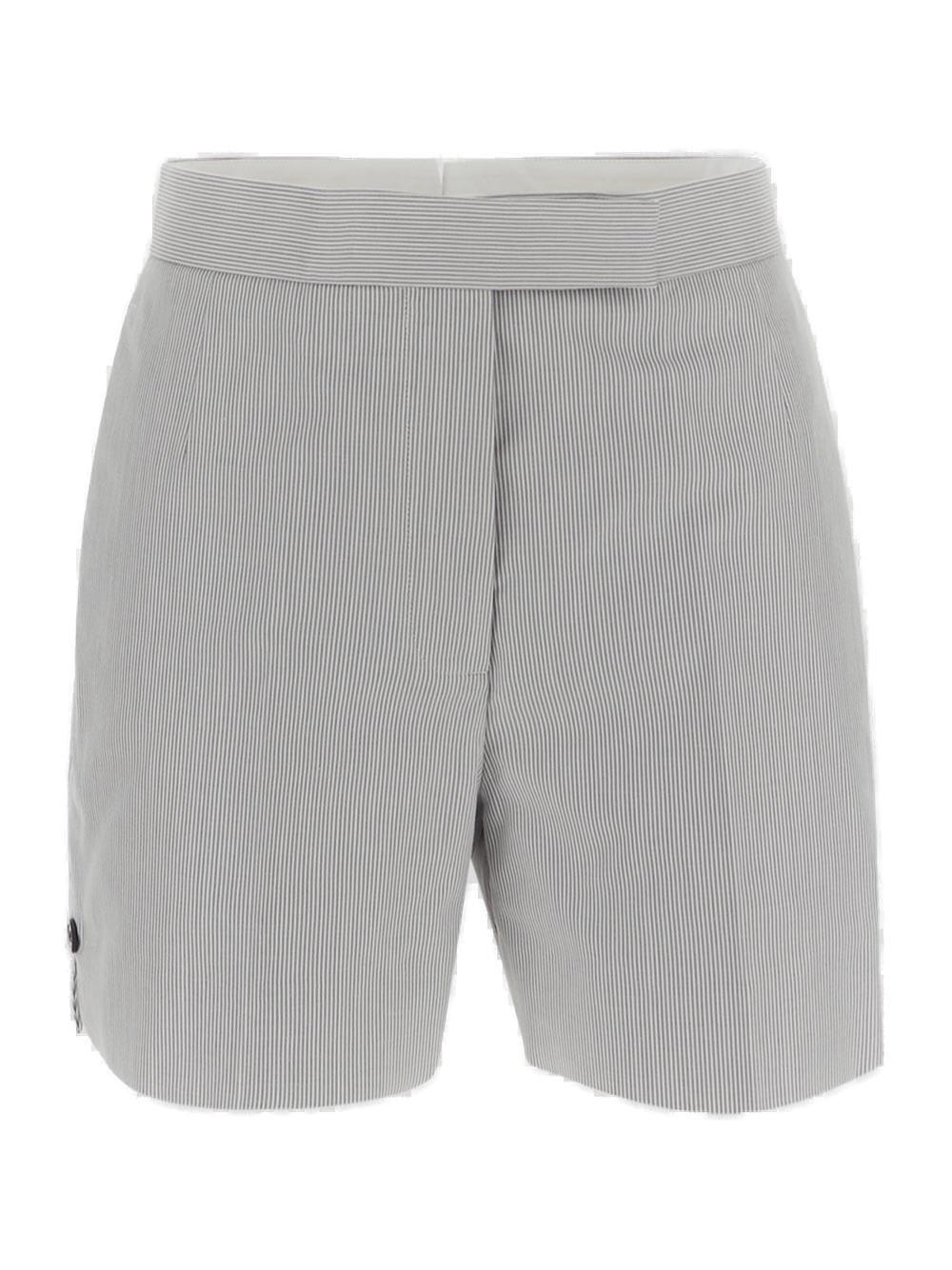 Thom Browne Striped High Waist Shorts