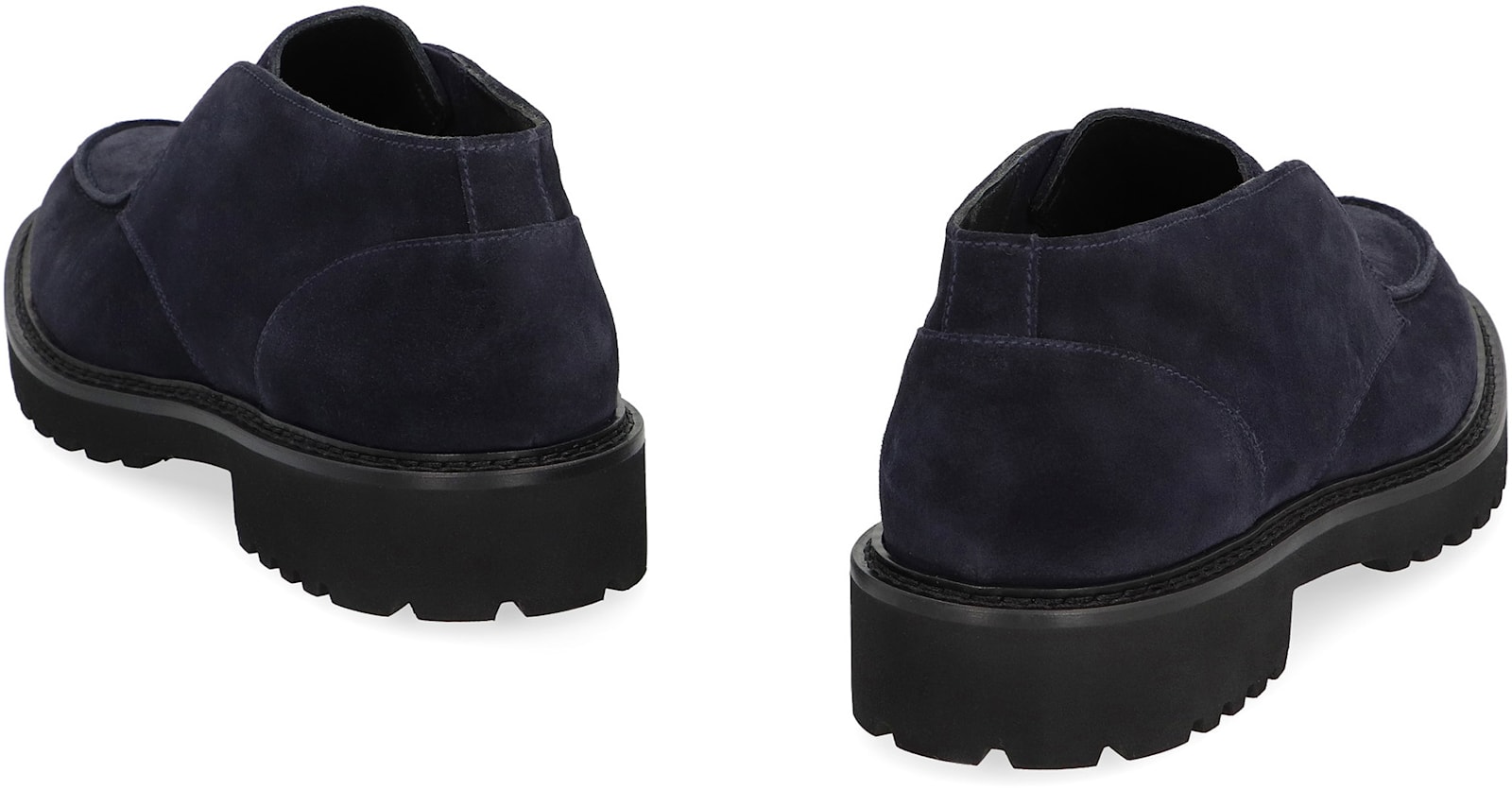Doucal's Adler Chukka Boot With Suede Upper In Blue