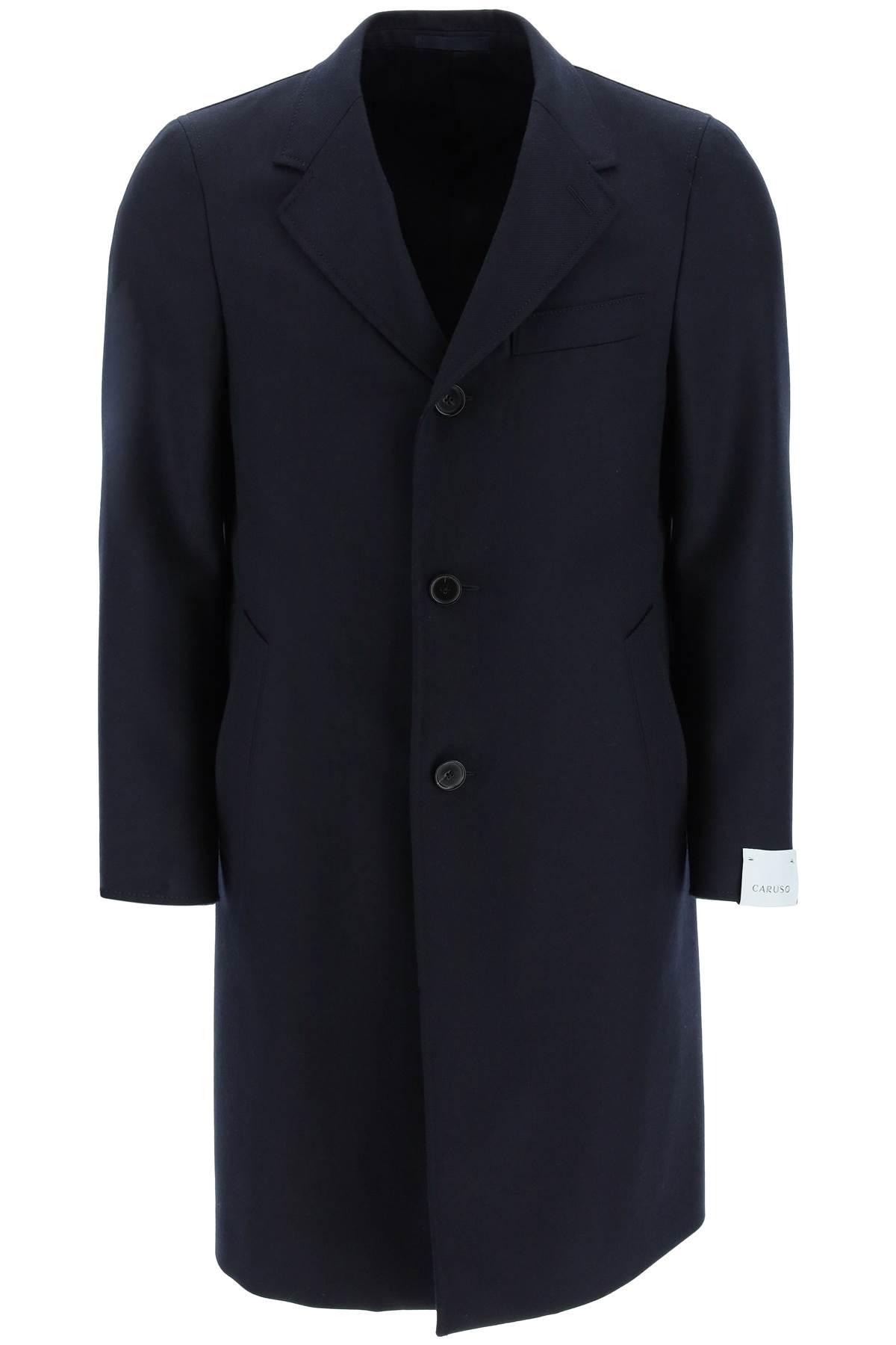 Caruso Single-breasted Wool Coat