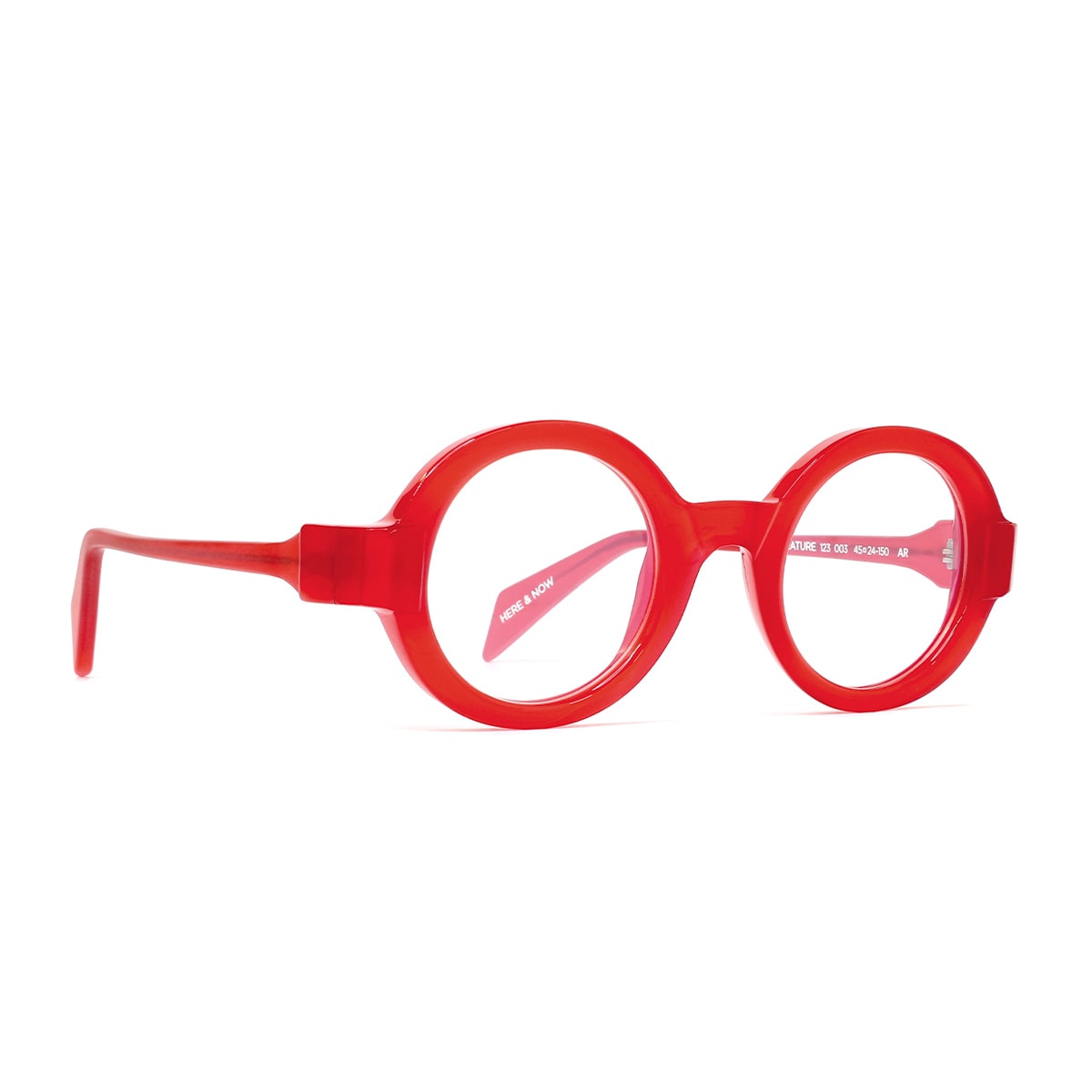 Creature 123 003 Rosso Trasparente Glasses