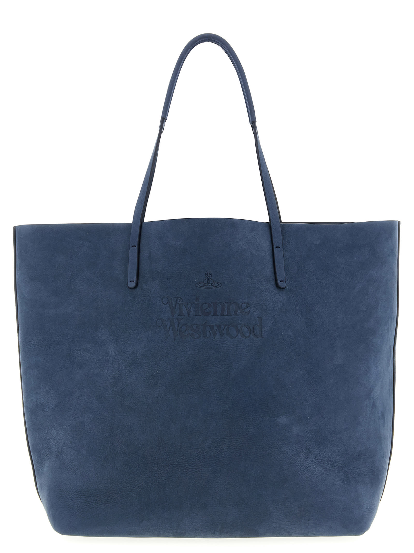 Vivienne Westwood Versatile Tote Bag Dual Handles In Blue