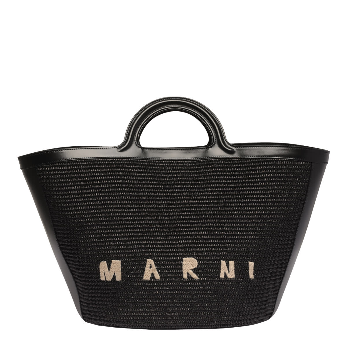 Marni Tropicalia Large Bag In Nero | ModeSens