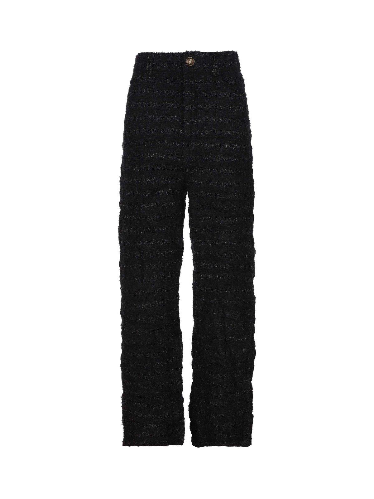 Balenciaga Tweed Metallic Thread Trousers
