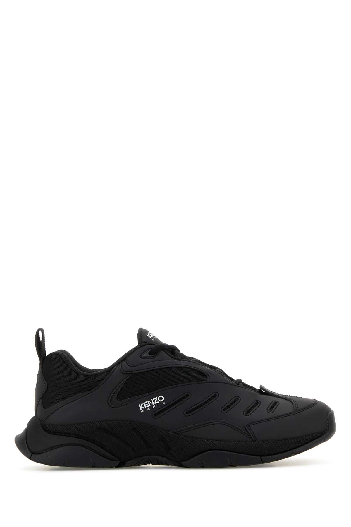 Black Fabric And Synthetic Leather Kenzo X-trainer Sneakers