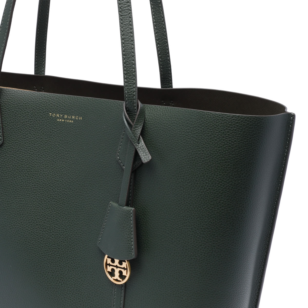 Shop Tory Burch Perry Tote Bag In Green