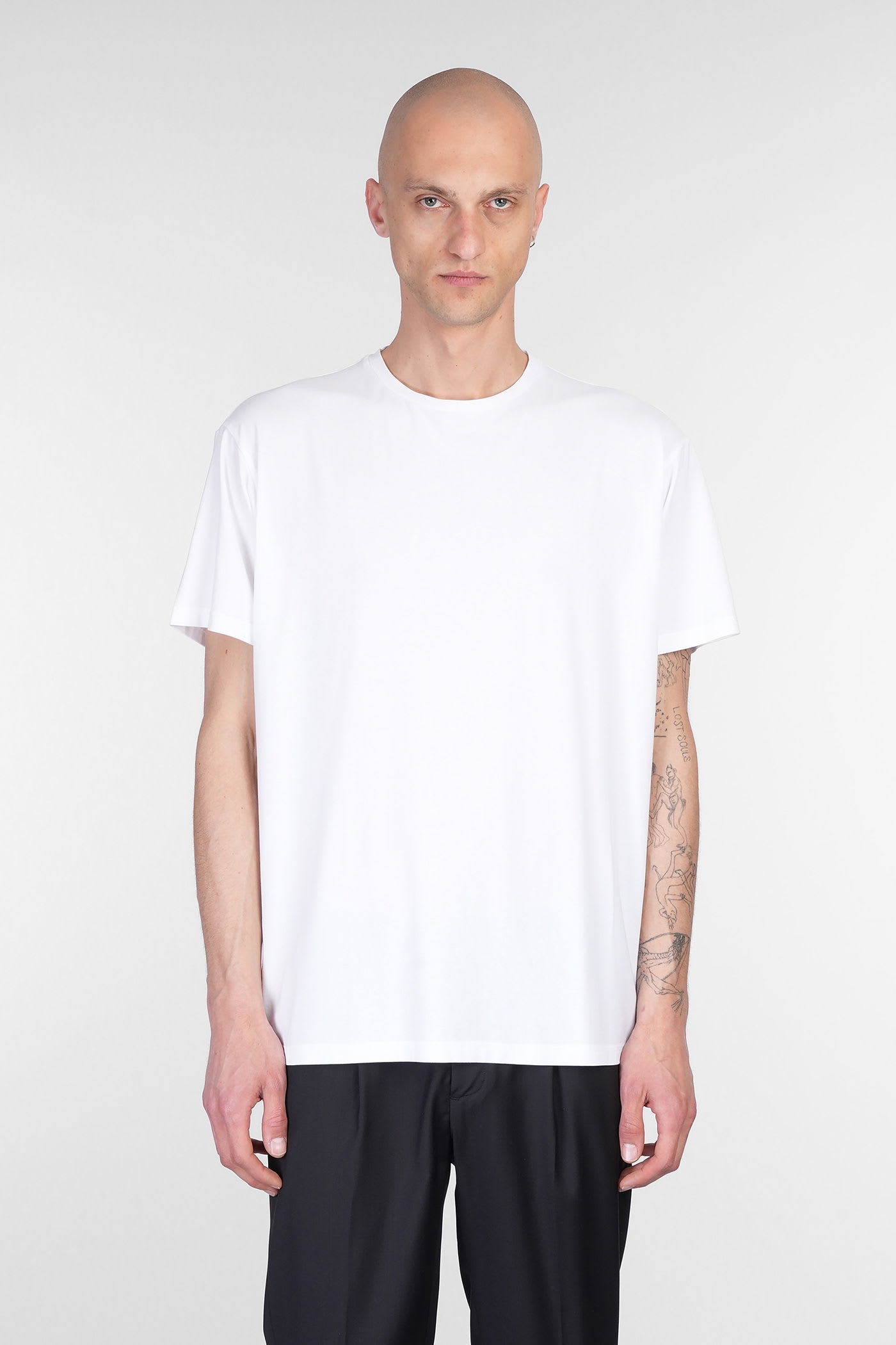 B150 T-shirt In White Cotton