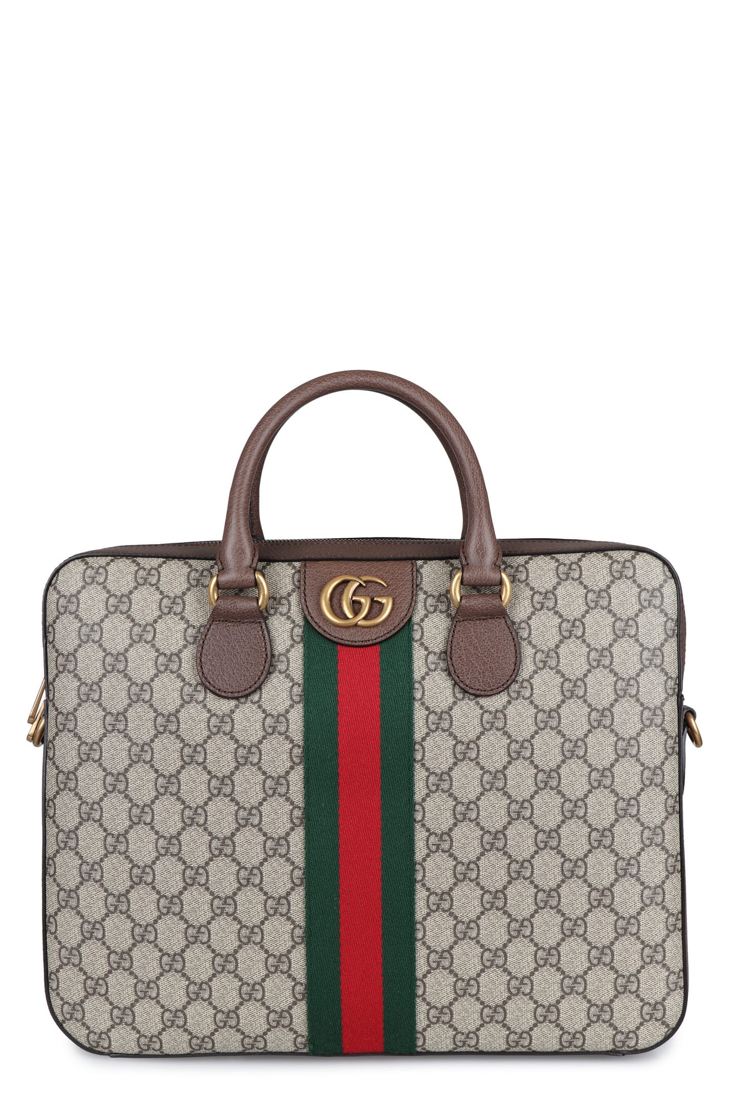 green gucci shopping bolsa