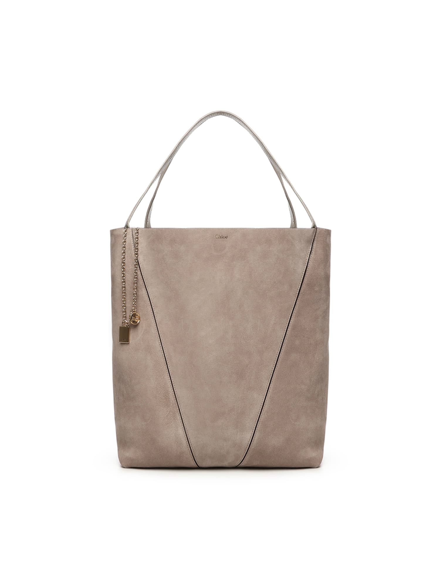 Chloé Chloe Spin Shoulder Bag Women In Gray