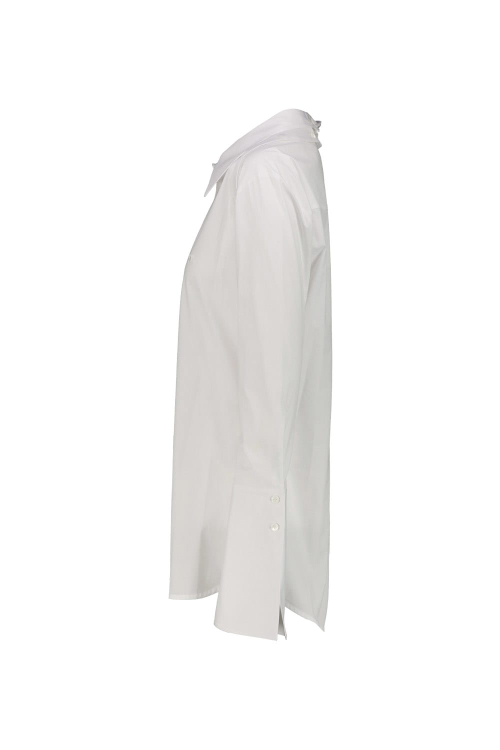 Shop Courrèges Shirt Modular Poplin In Heritage White