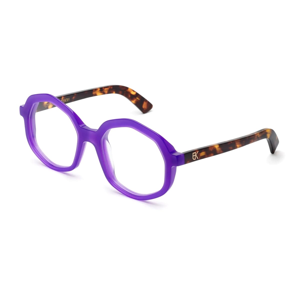 Emmanuelle Khanh Corso 600 Viola/ultrabronze Glasses In Blue