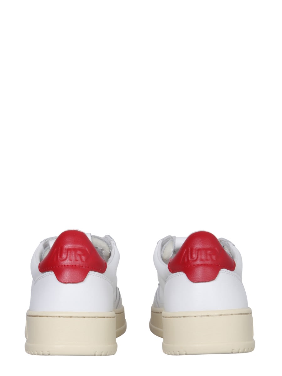 Autry Leather Sneaker In White