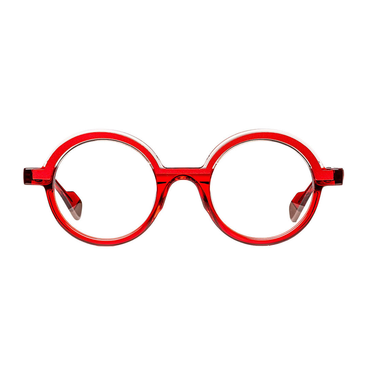 Matttew Arcus 1714 Cristallo Rosso Glasses In Red