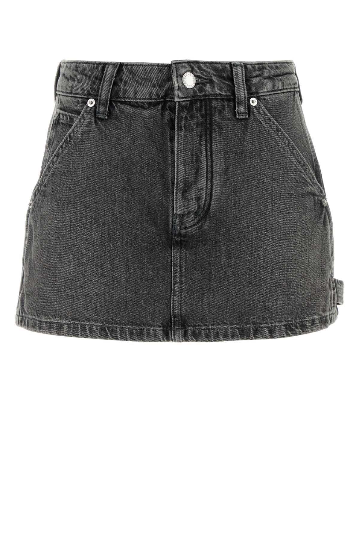 Alexander Wang Black Denim Pant-skirt Alexander Wang Black Denim Pant-skirt