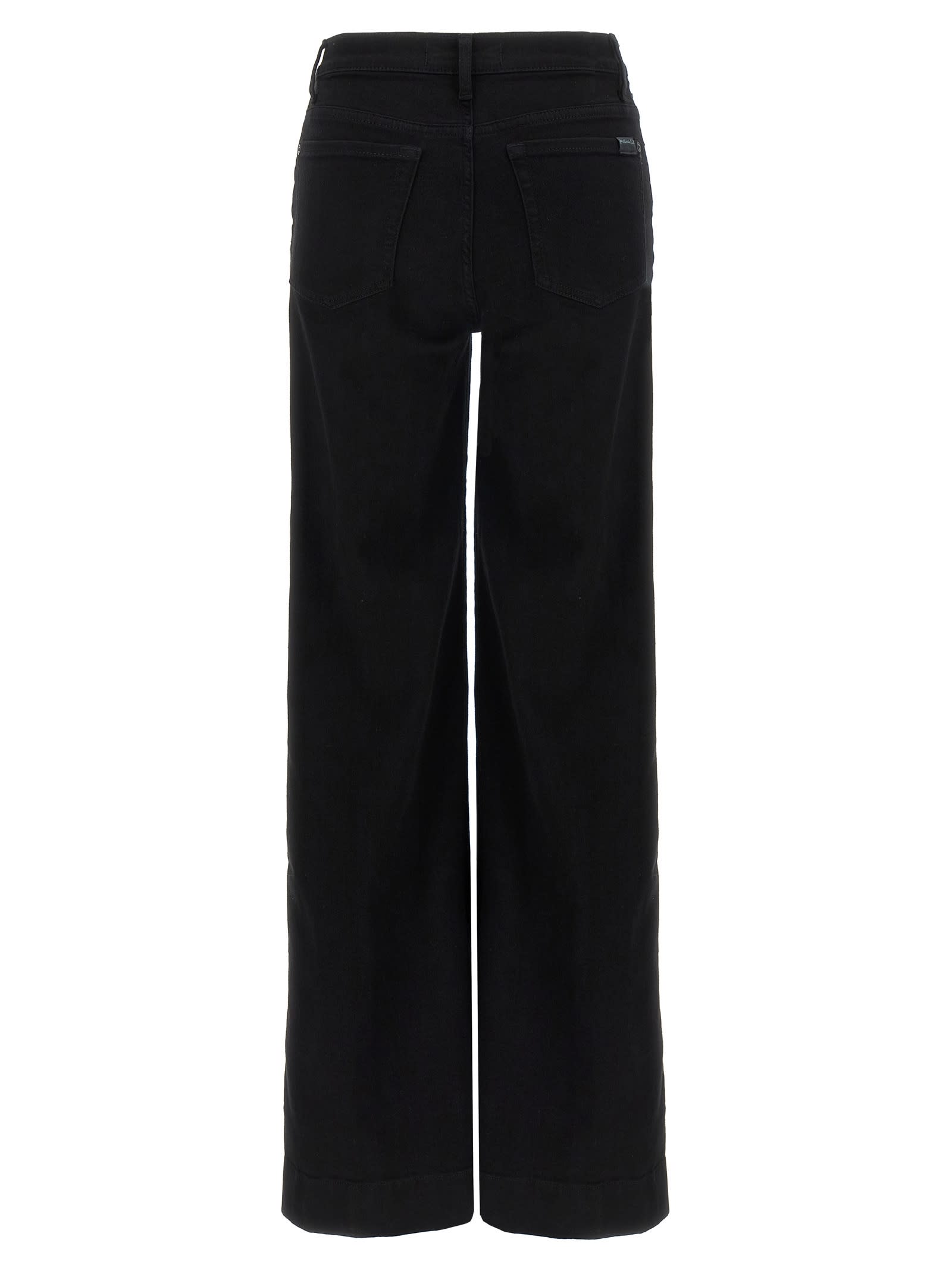 7 For All Mankind Modern Dojo Jeans Black In Black