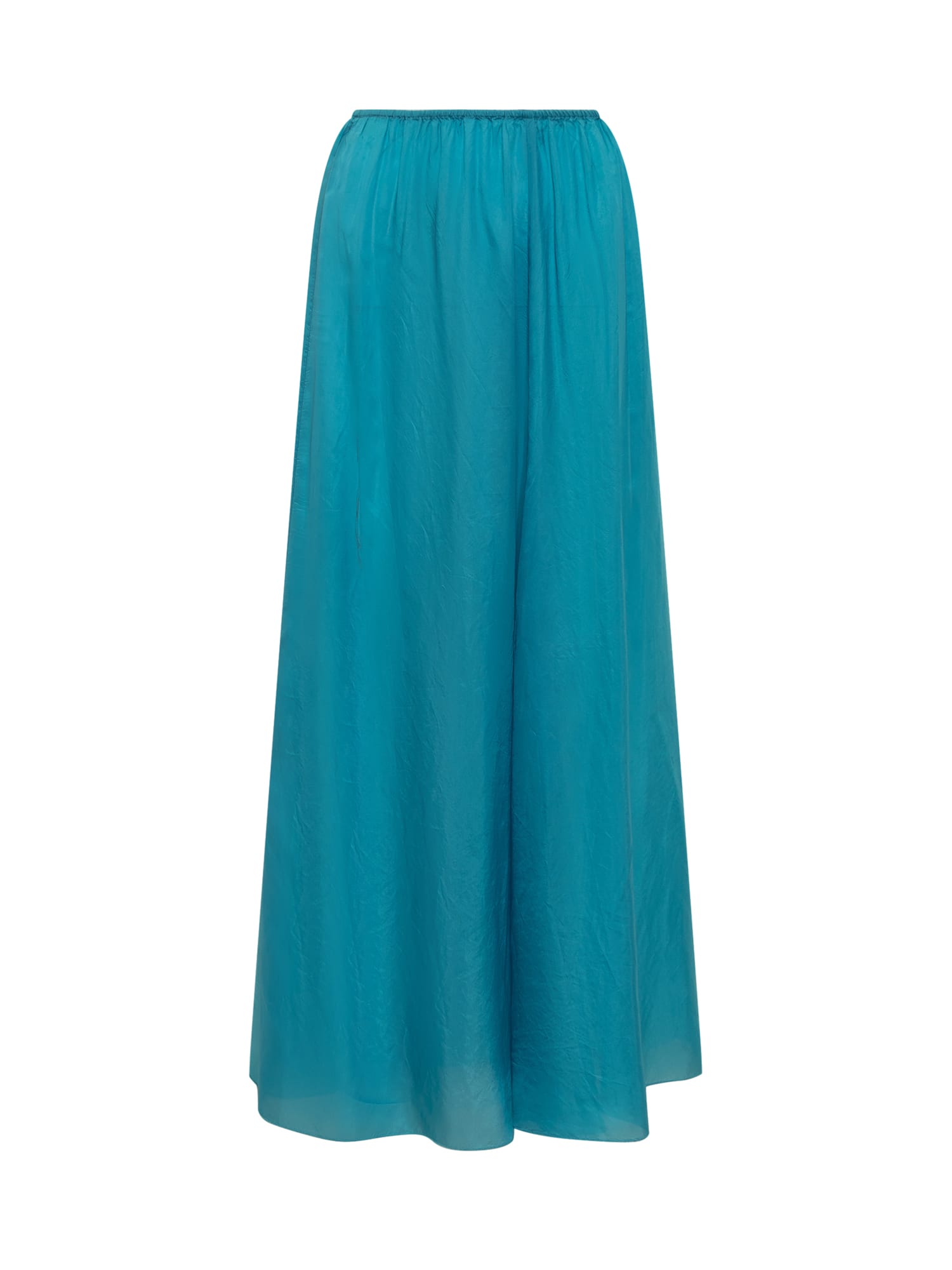 Shop Forte Forte Silk Shaded Skirt In Boreale