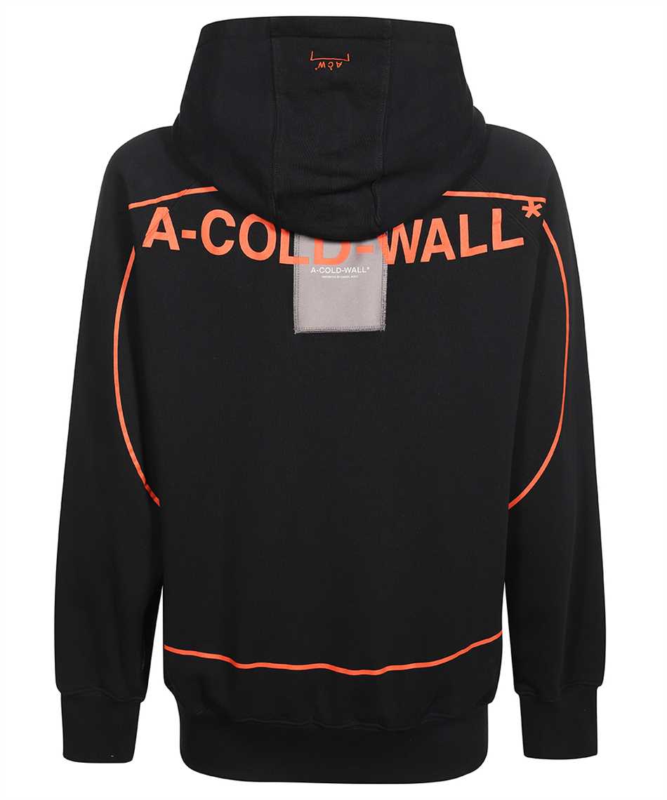 A-cold-wall* A Cold Wall Sphere Zip Hoodie In Black