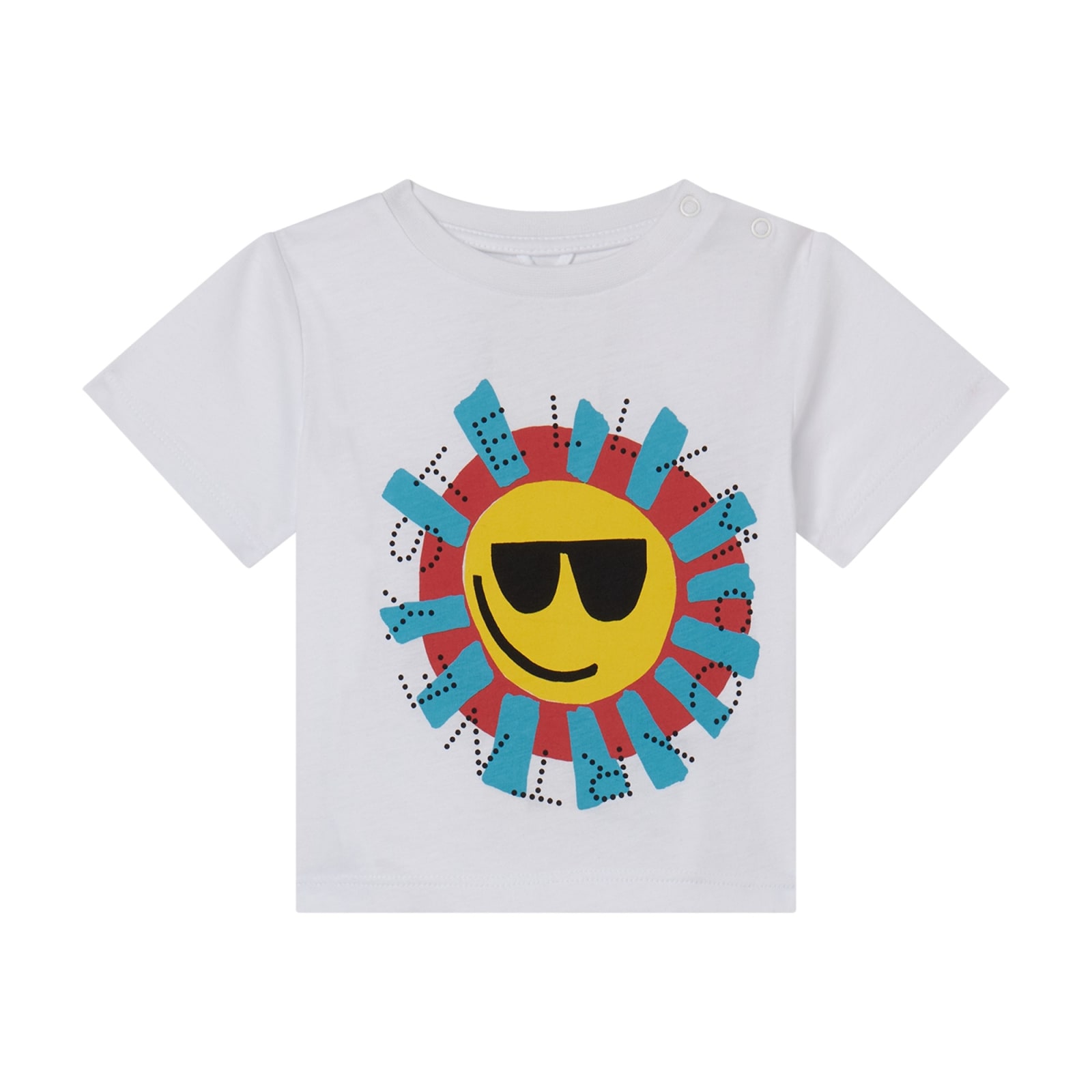 Shop Stella Mccartney Sun T-shirt With Print In White