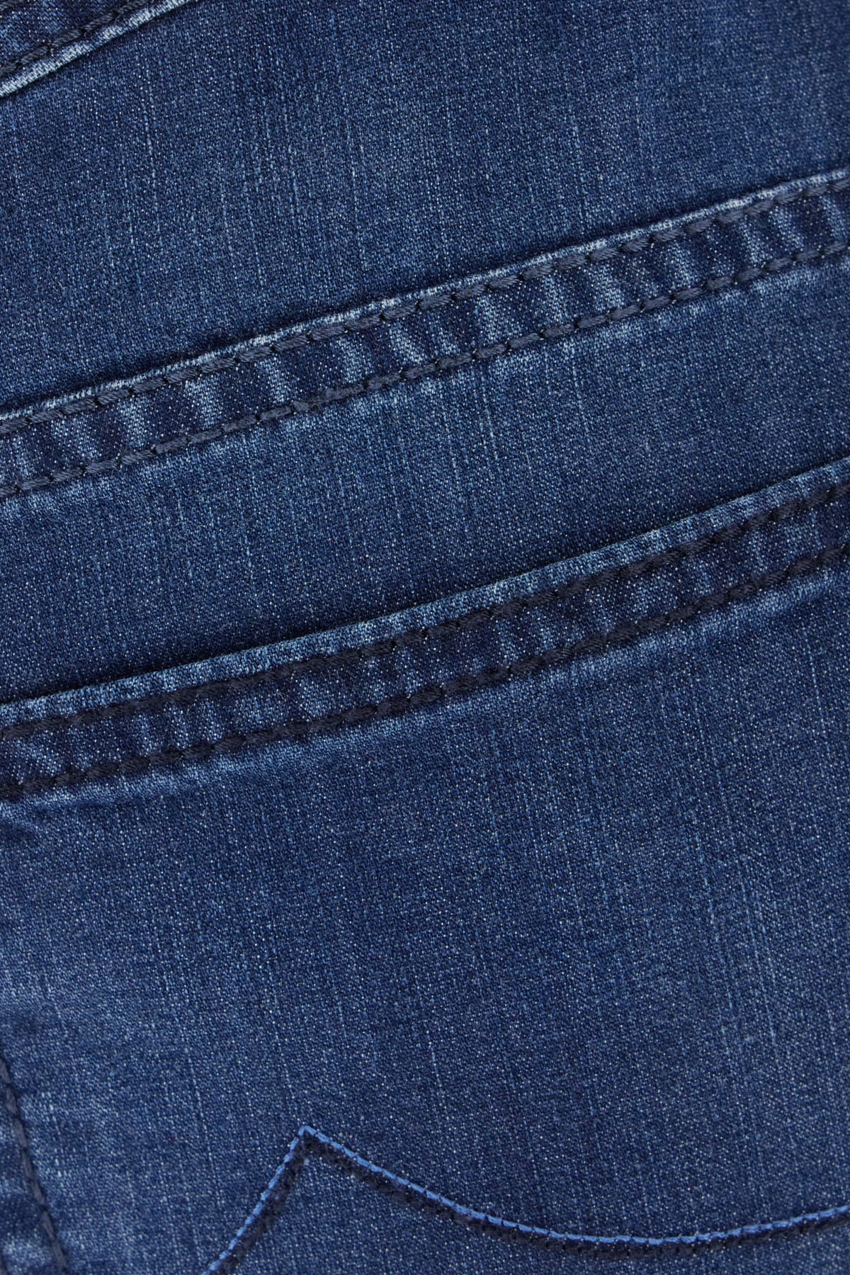 Jacob Cohen Denim Trousers Belt Loops Faded Effect In Blue