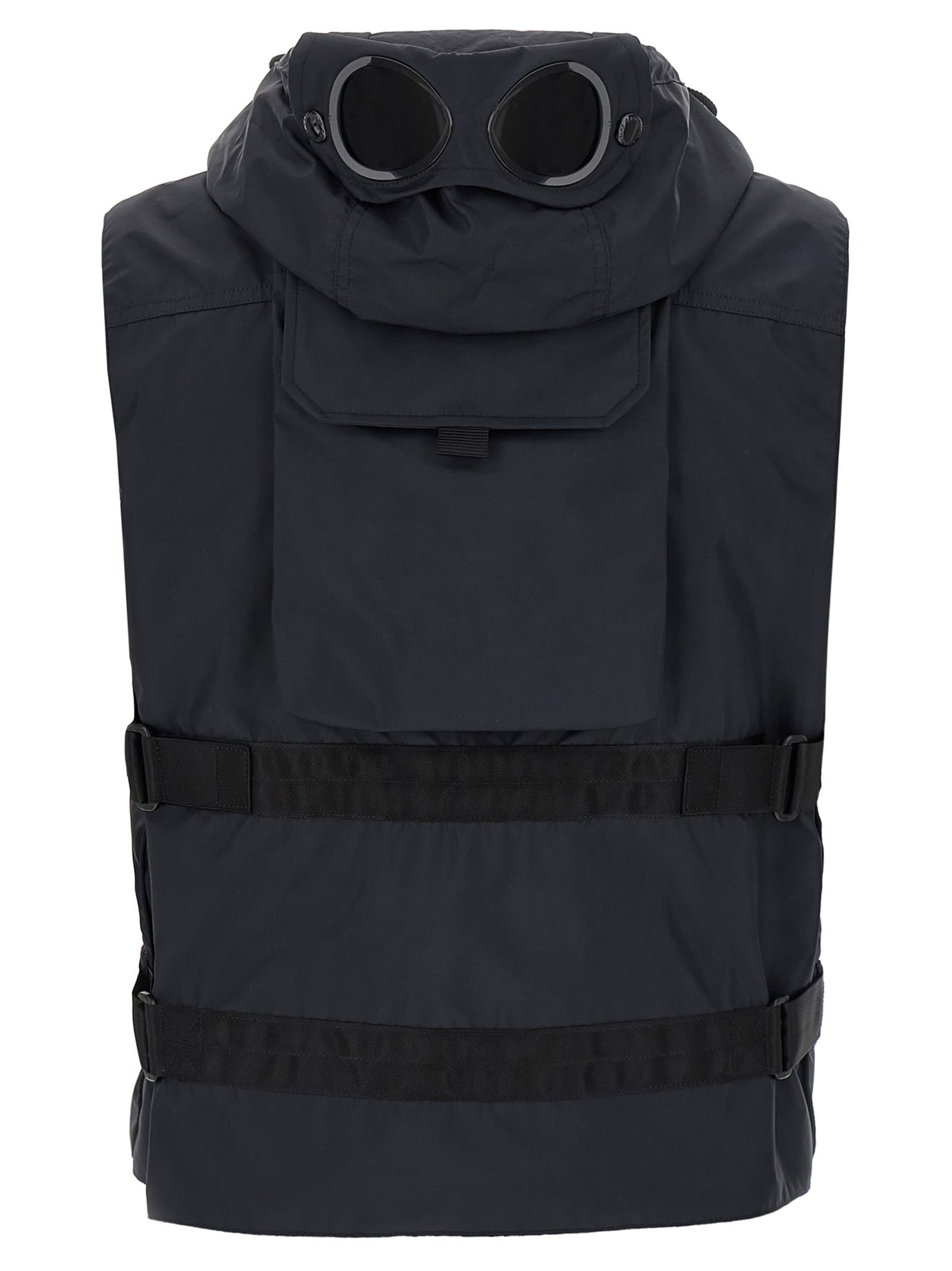 Junya Watanabe X C. P. Company Detachable-panel Gilet In Black
