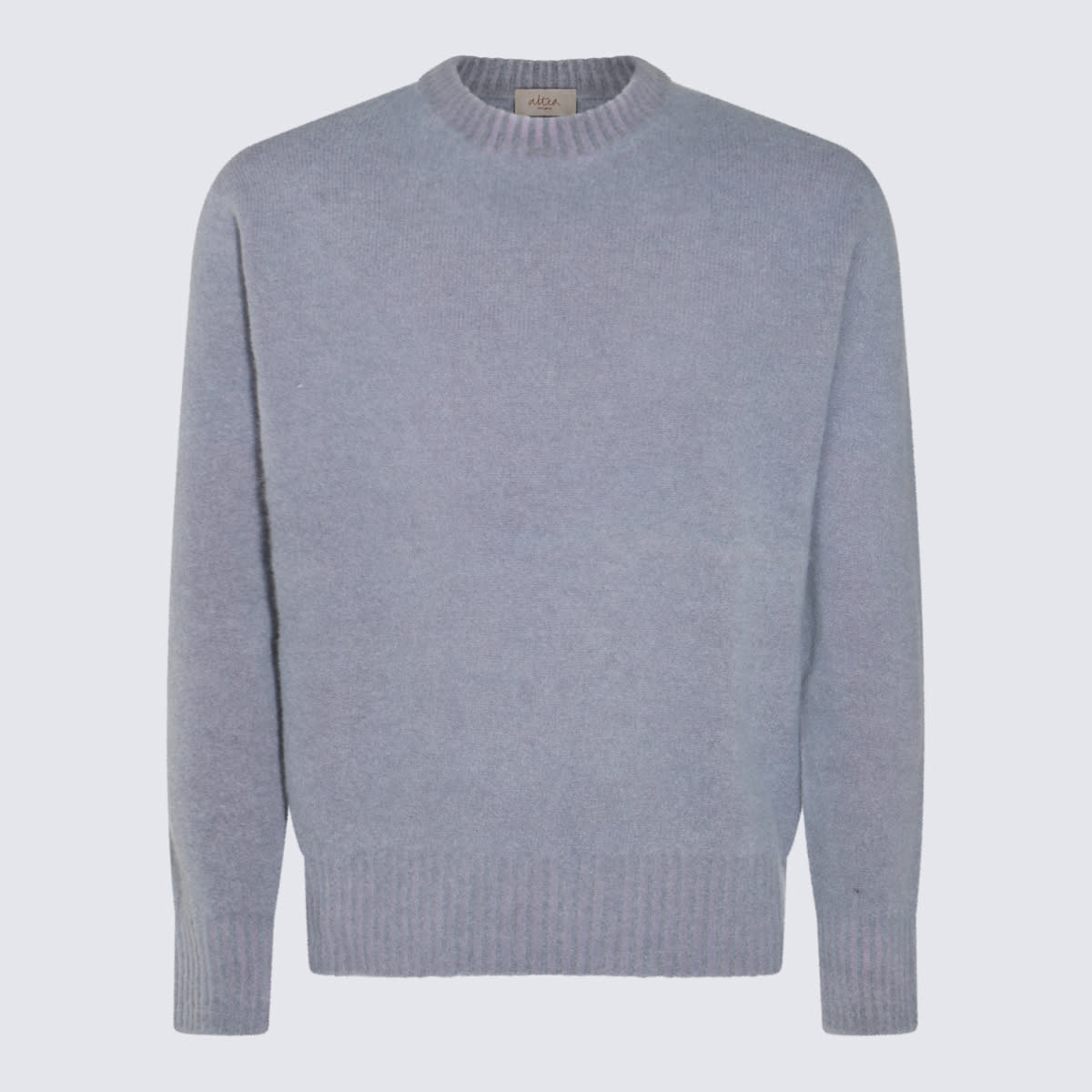 Blue Wool Knitwear