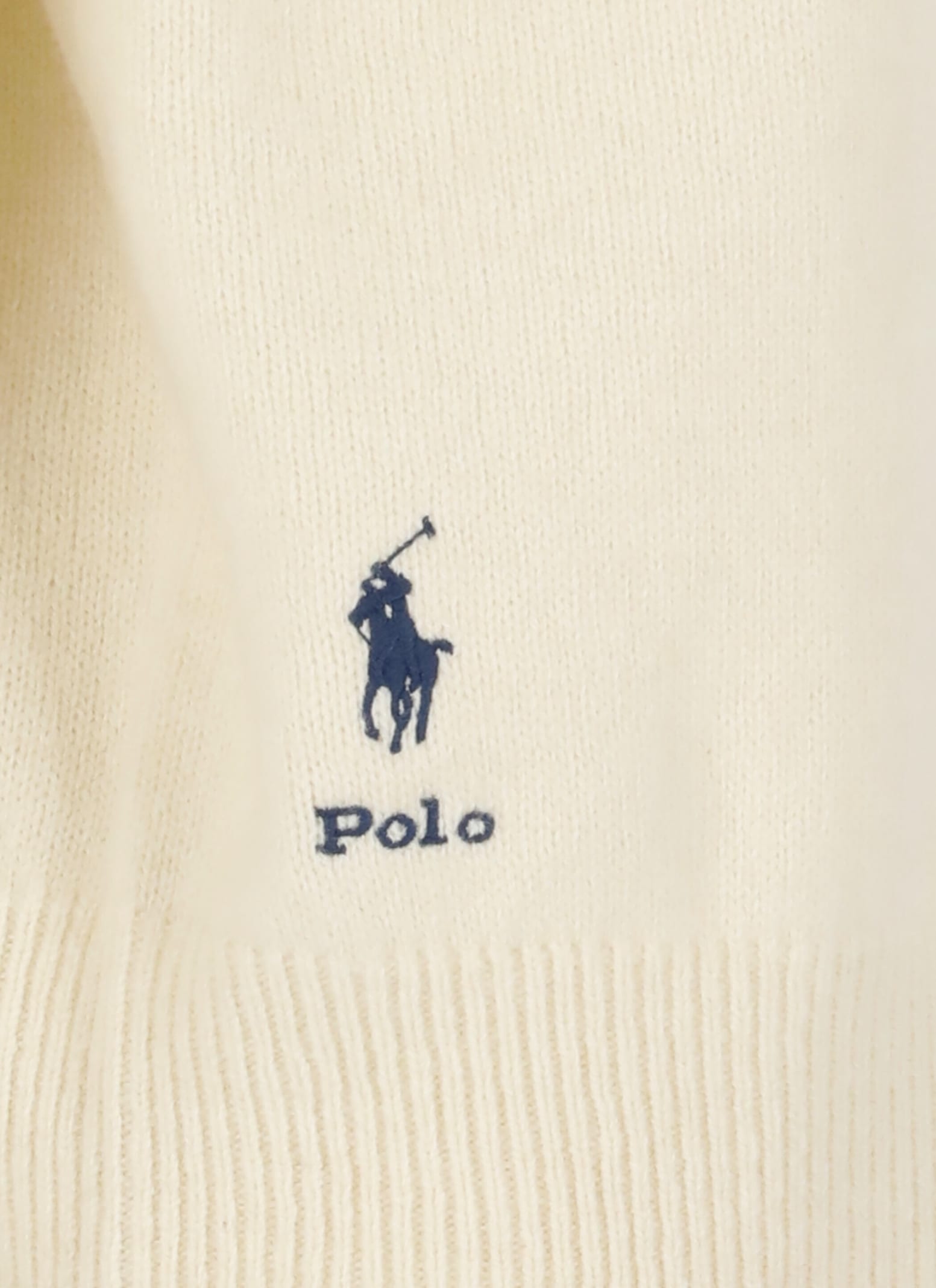 Shop Ralph Lauren Sweater With Pony In Ivory